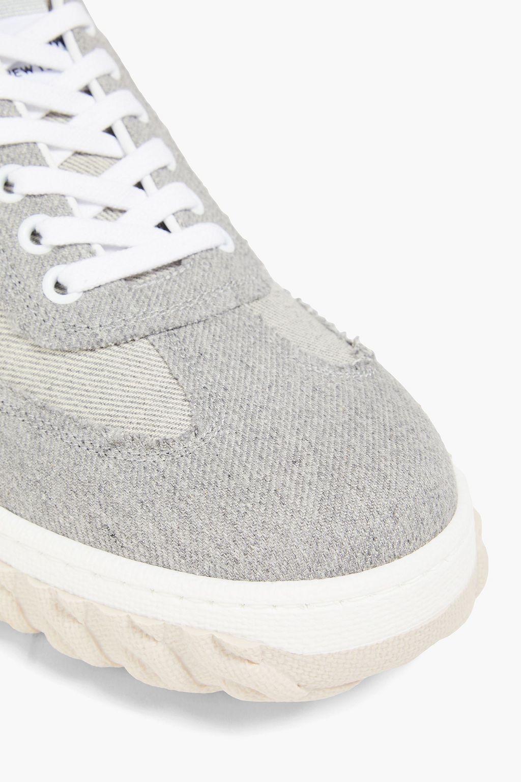 THOM BROWNE Field canvas and twill sneakers