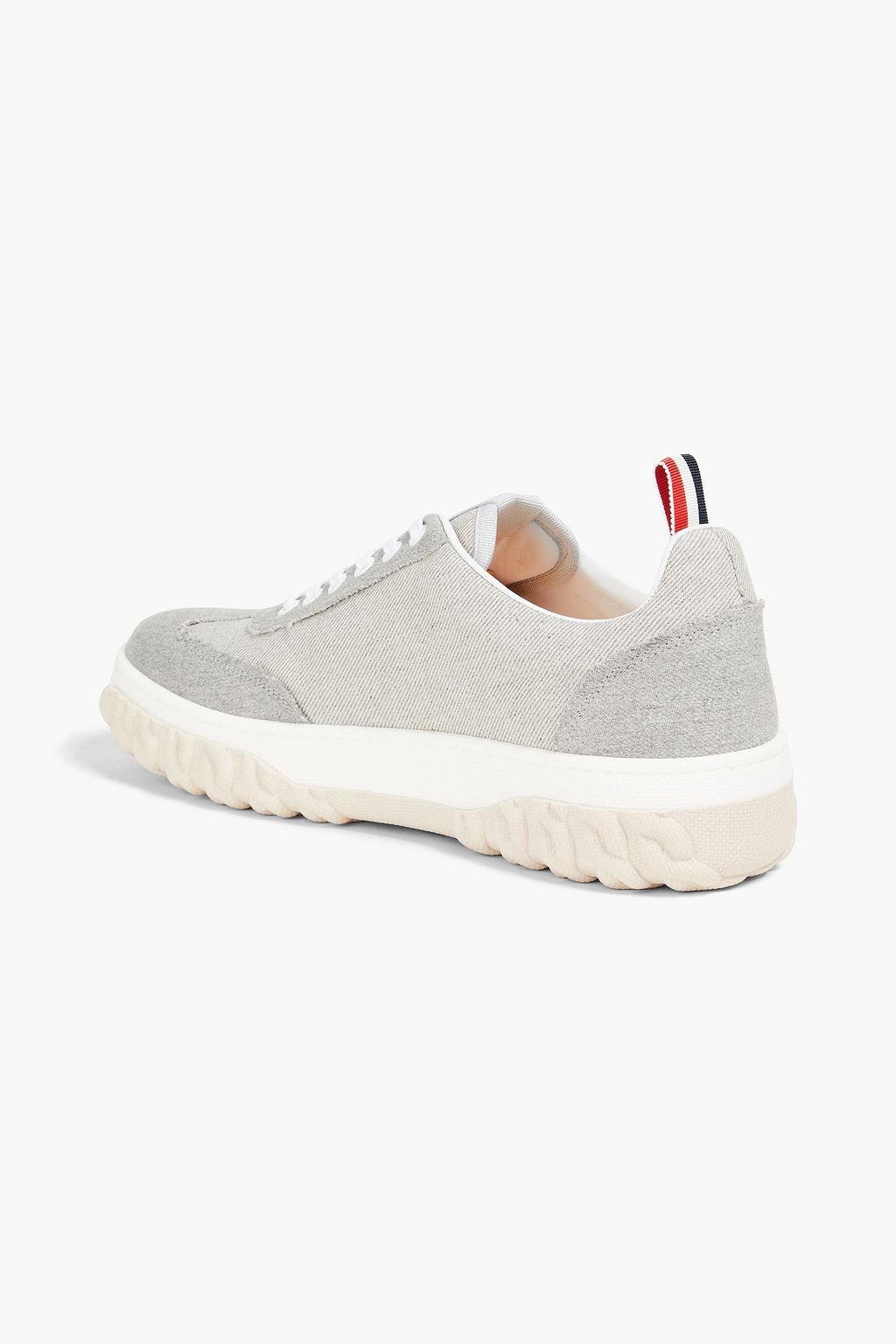 THOM BROWNE Field canvas and twill sneakers
