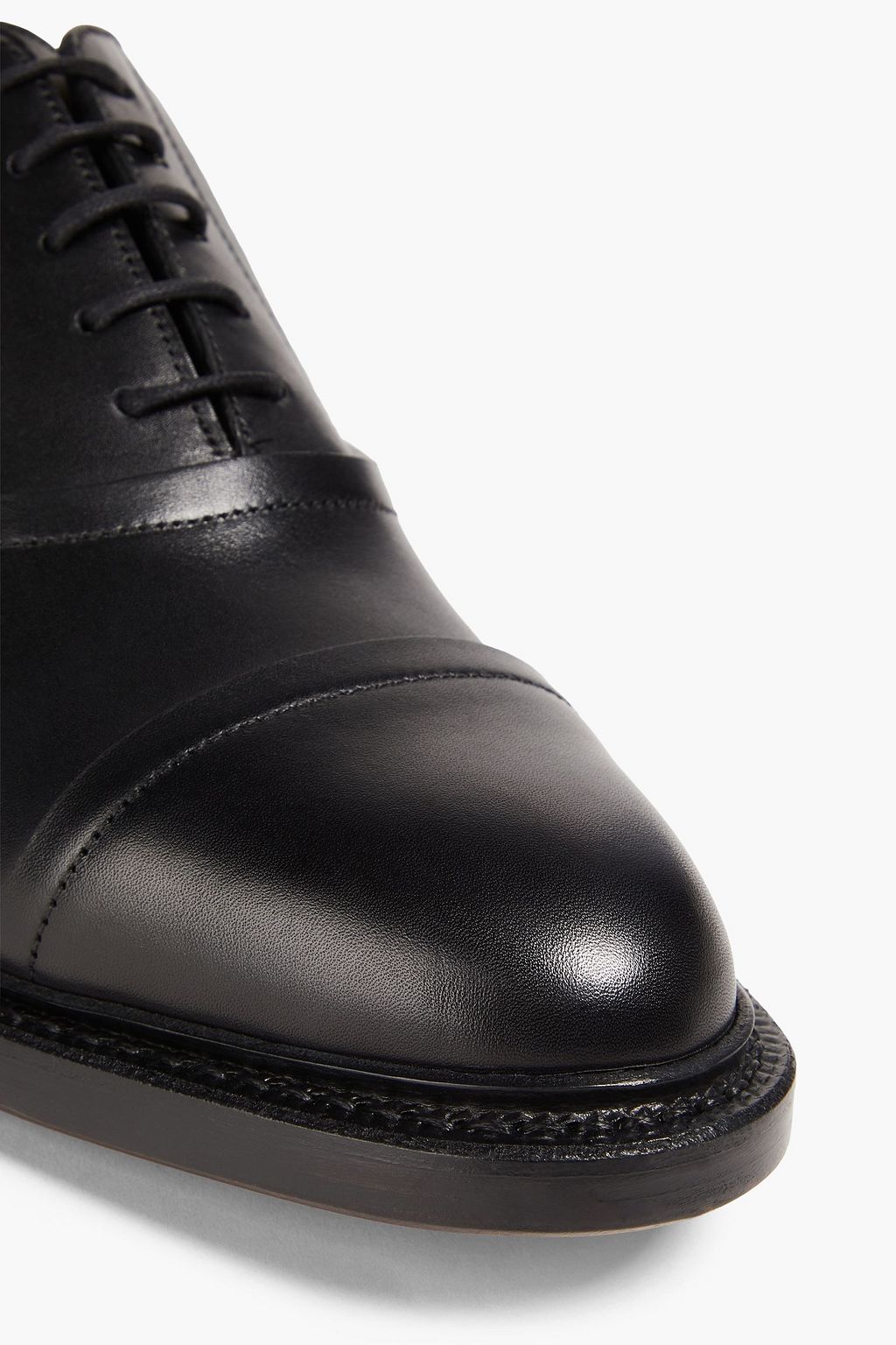 THOM BROWNE Leather Oxford shoes