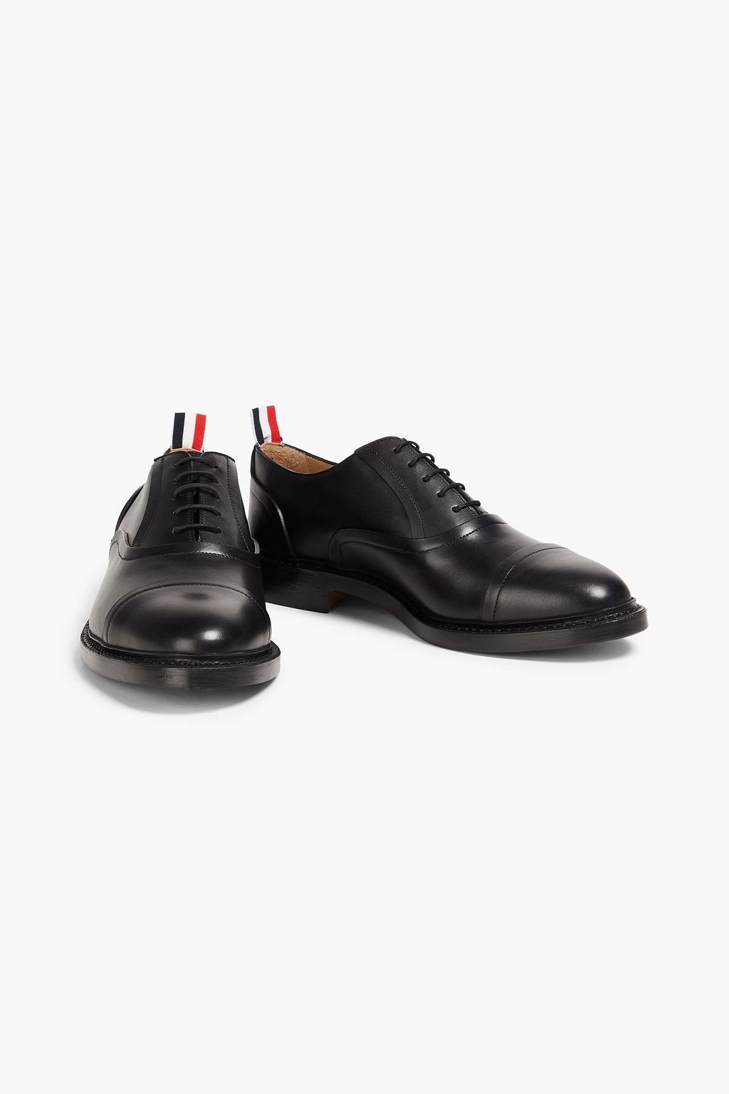 THOM BROWNE Leather Oxford shoes