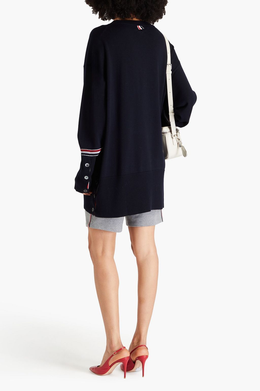 THOM BROWNE Oversized wool sweater