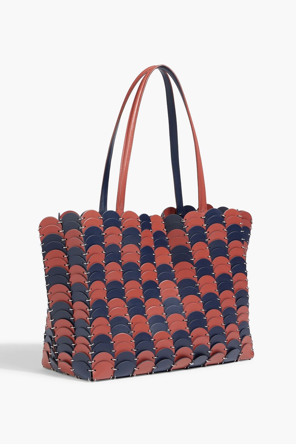 RABANNE Pacoio Cabas laser-cut leather tote