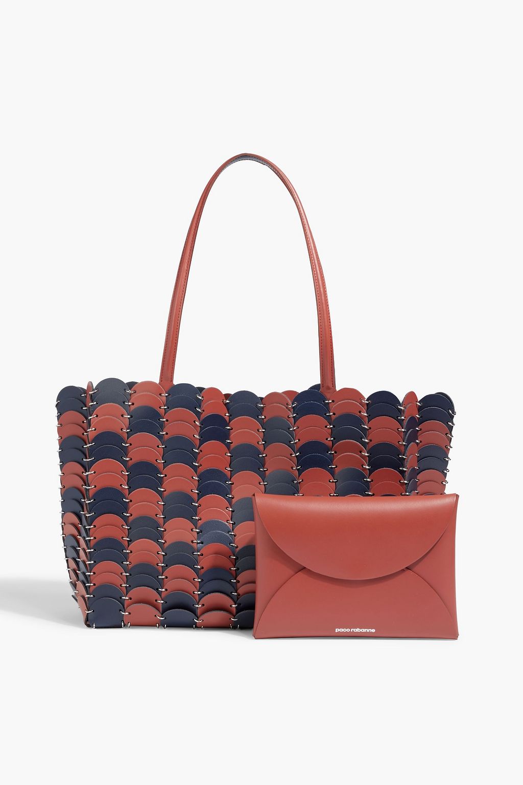RABANNE Pacoio Cabas laser-cut leather tote