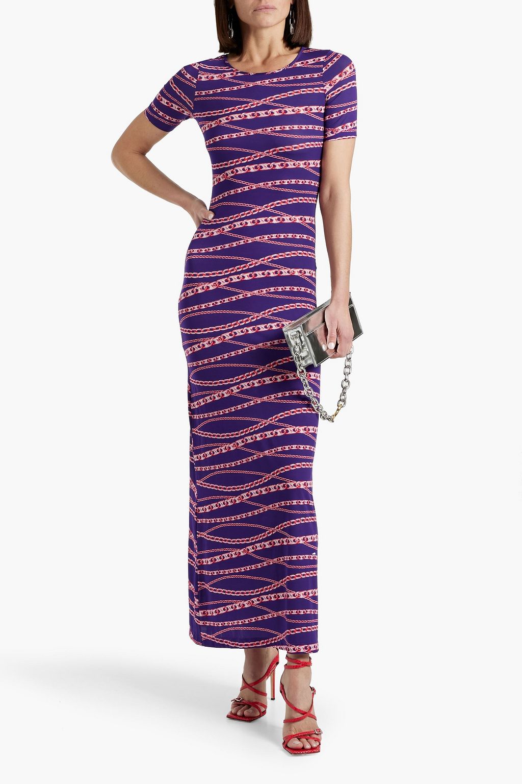 RABANNE Gaetano stretch-jersey midi dress