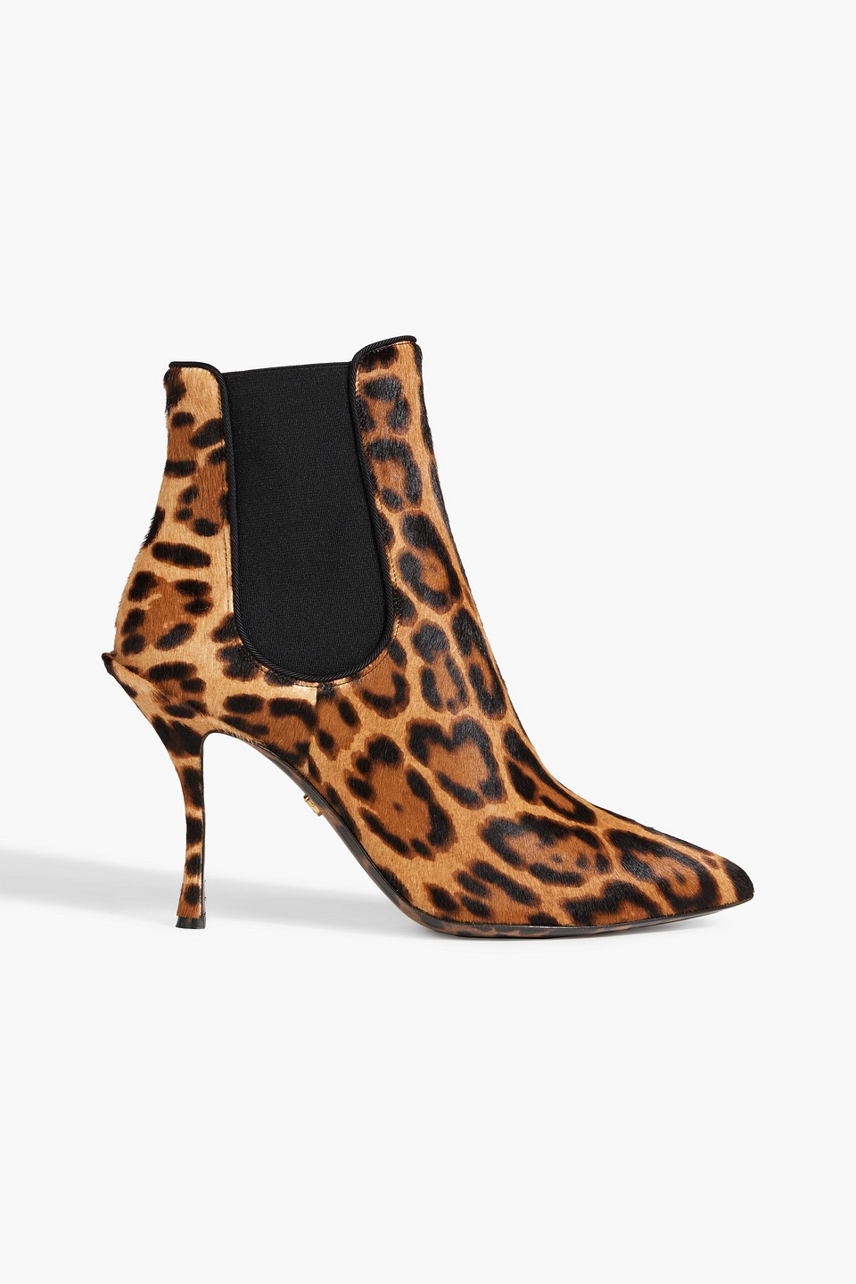 Dolce & Gabbana Leopard-print Calf Hair Ankle Boots In Animal Print