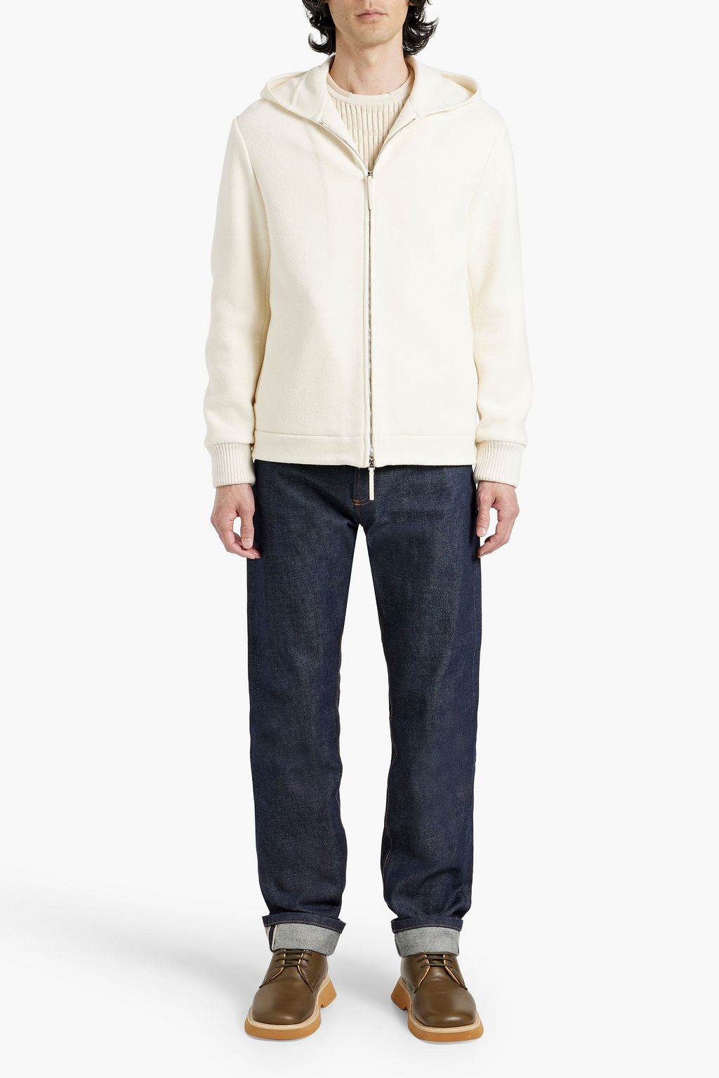 GABRIELA HEARST Tomas cashmere-felt hooded jacket
