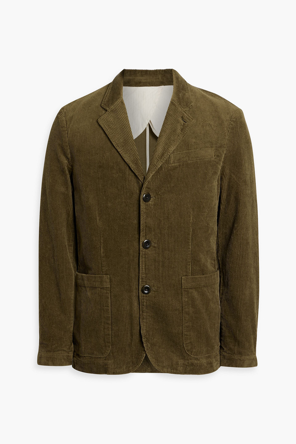 Alex Mill Cotton-corduroy Blazer In Army Green