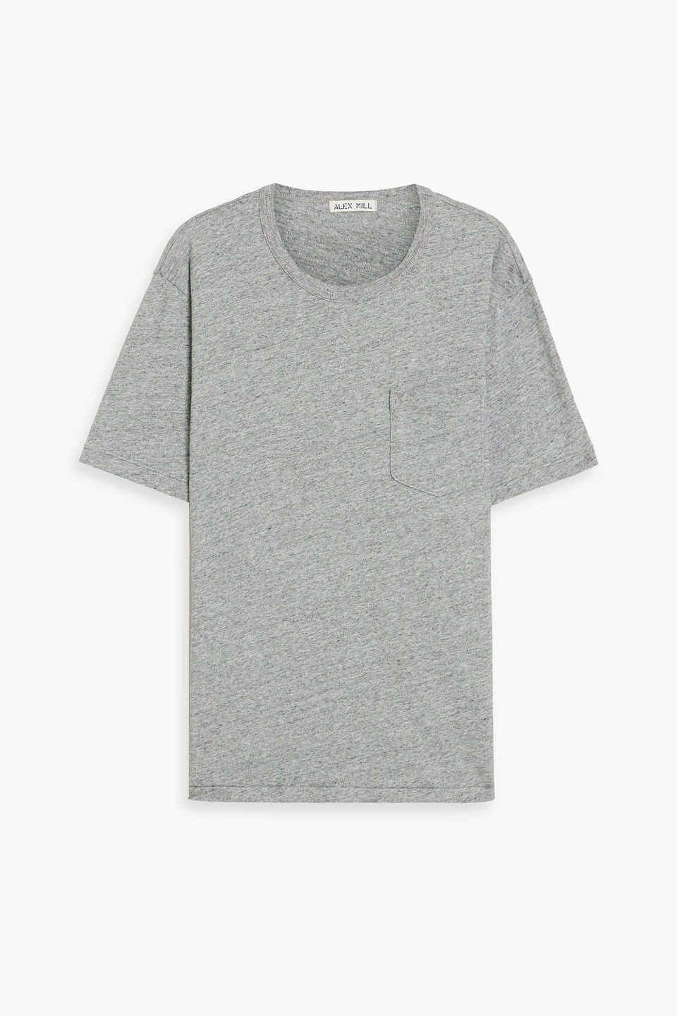 Alex Mill Standard Slub Cotton-jersey T-shirt In Gray