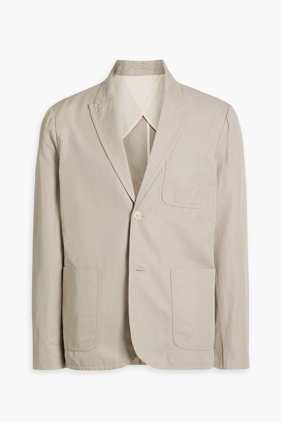 Alex Mill Cotton And Linen-blend Blazer In Beige