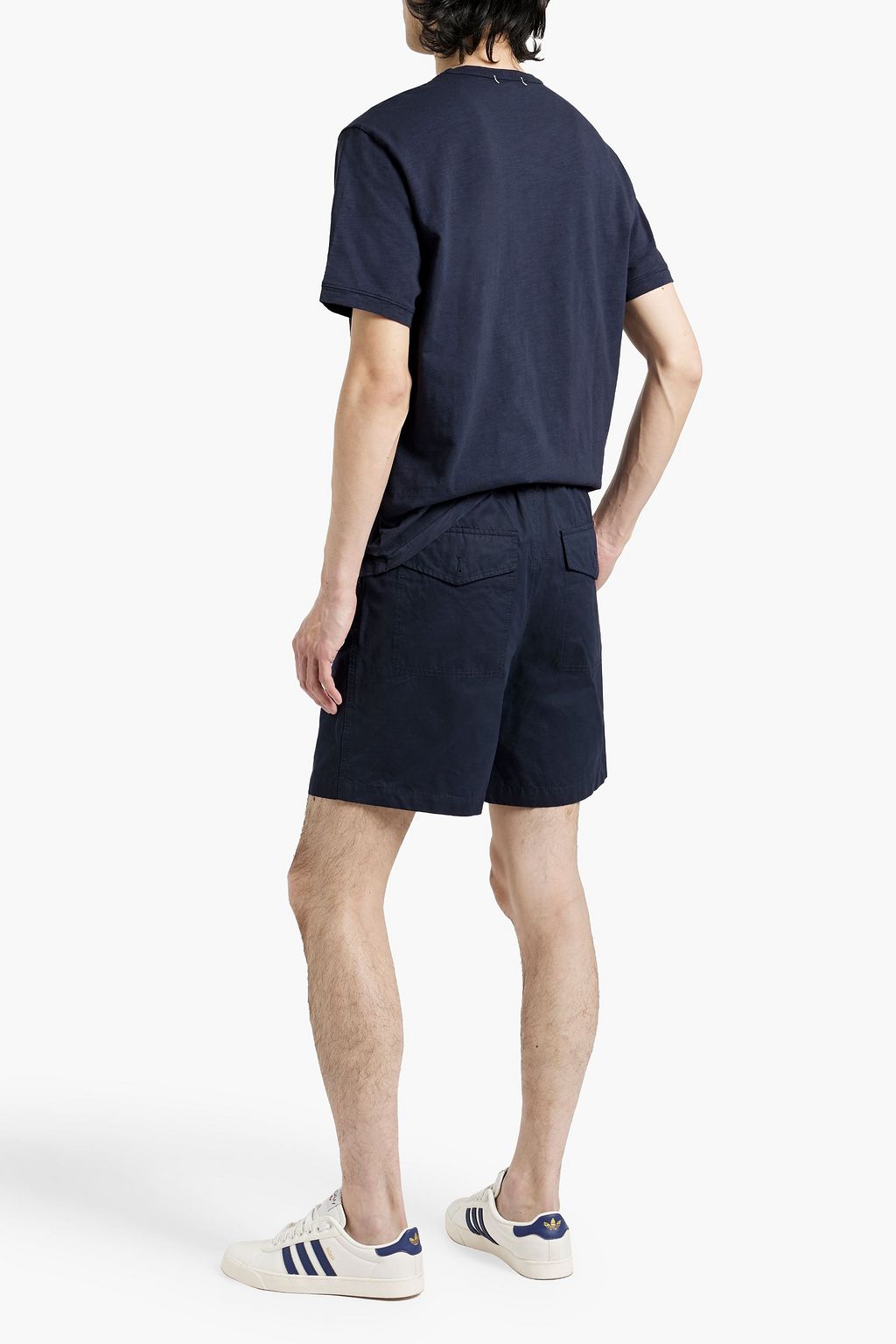 ALEX MILL Cotton-blend drawstring shorts