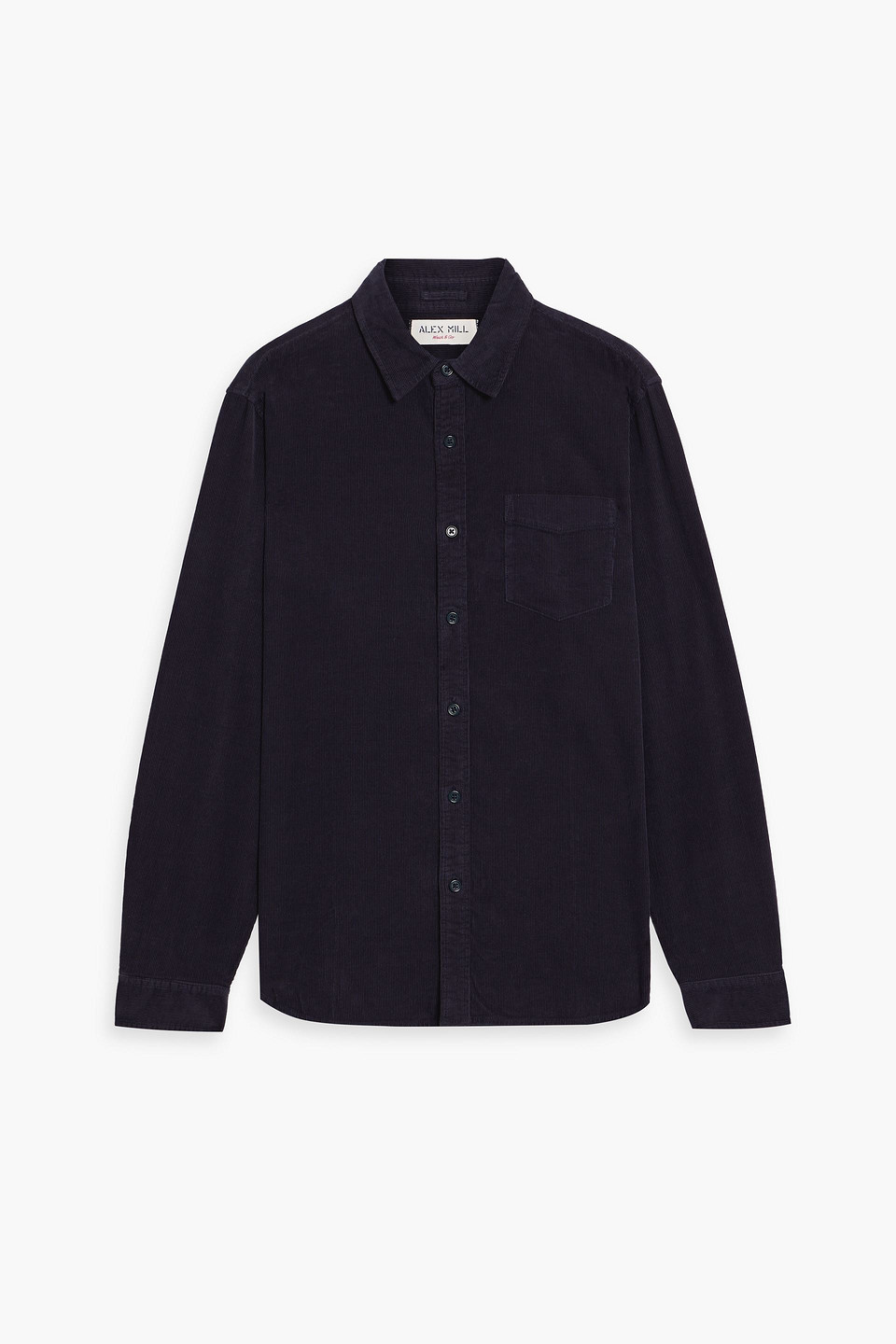 Alex Mill Mill Cotton-corduroy Shirt In Navy