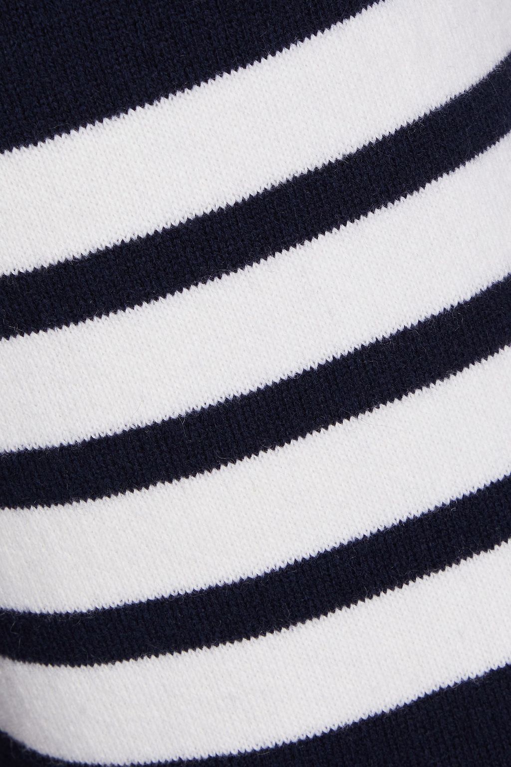 THOM BROWNE Striped cashmere-blend track pants