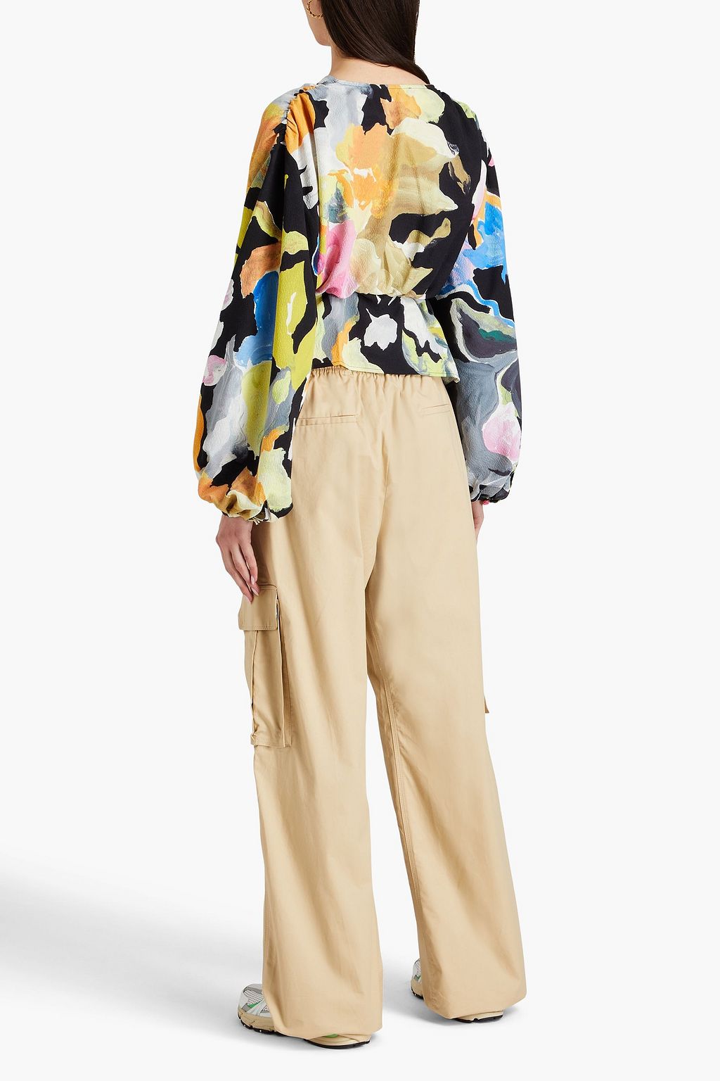 STINE GOYA Fatuna cotton-twill cargo pants