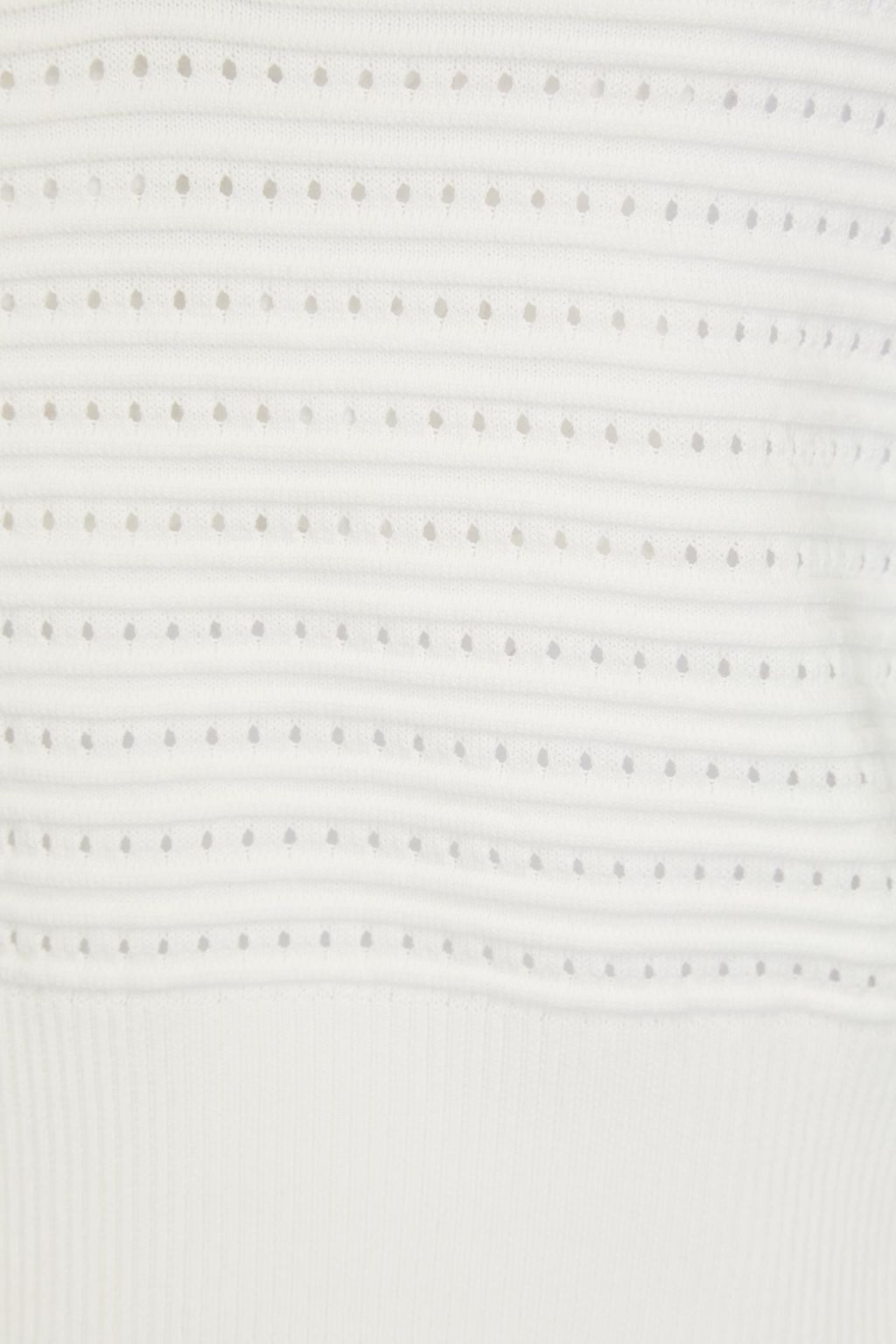 THOM BROWNE بلوزة من القطن بحبكة بوانتيل