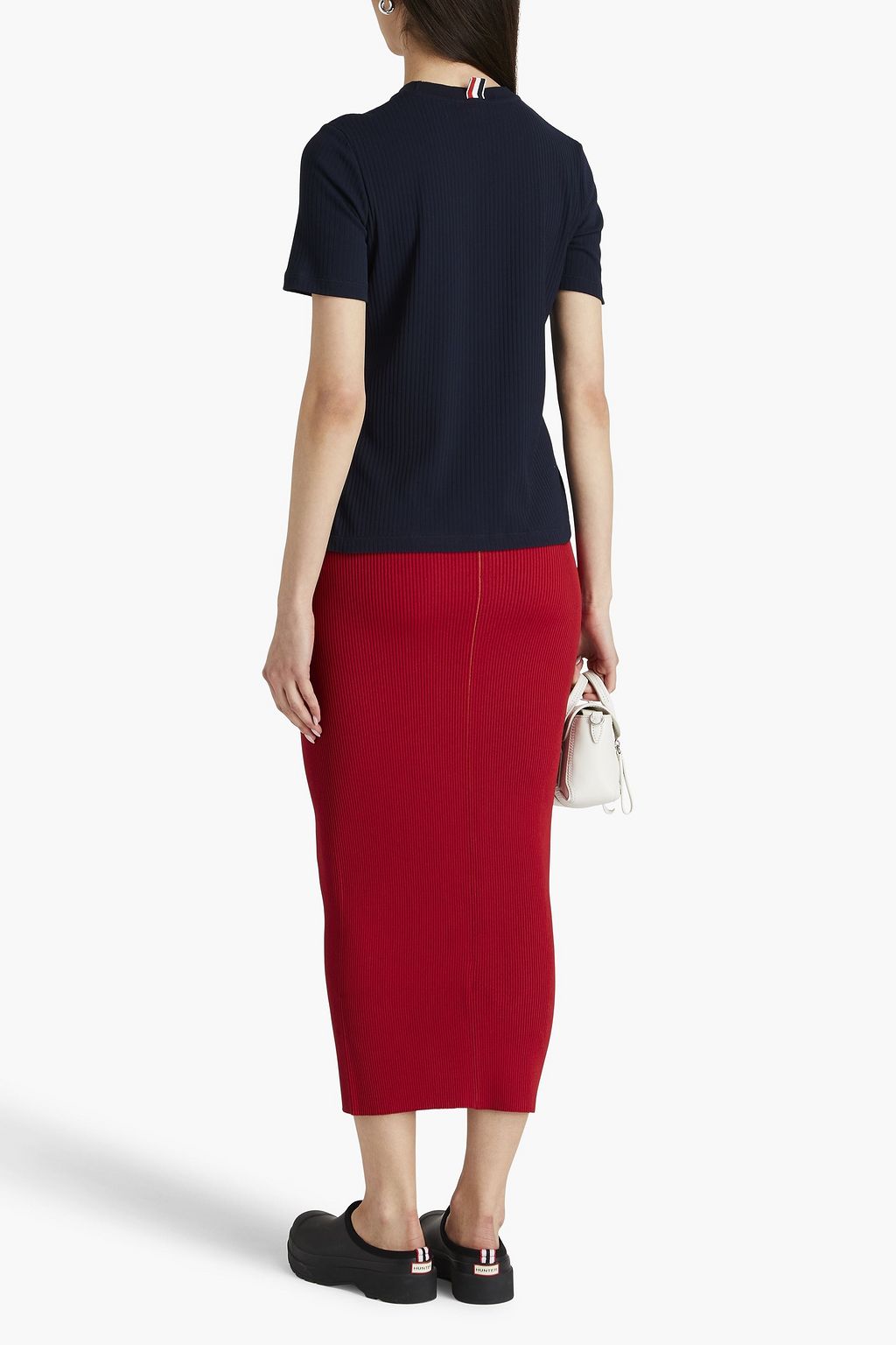 THOM BROWNE Cotton-jersey T-shirt