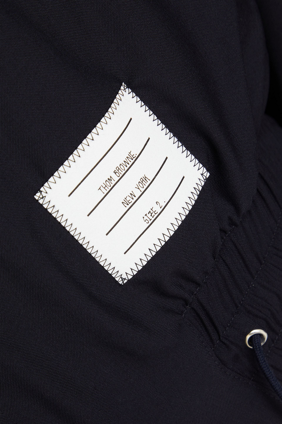 THOM BROWNE STRIPED WOOL JACKET