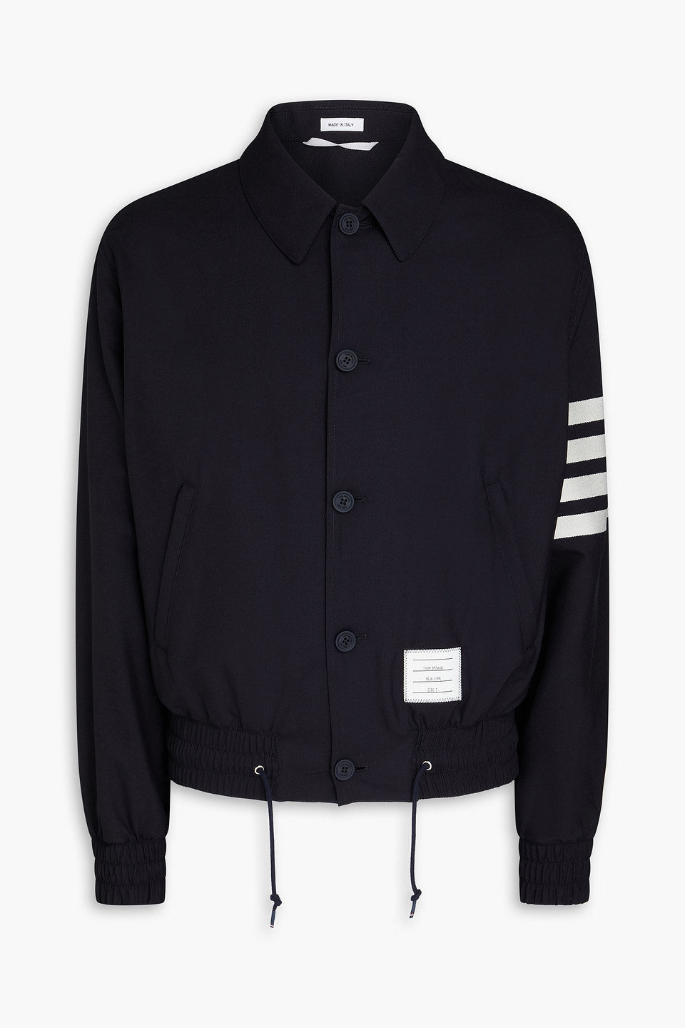 THOM BROWNE STRIPED WOOL JACKET