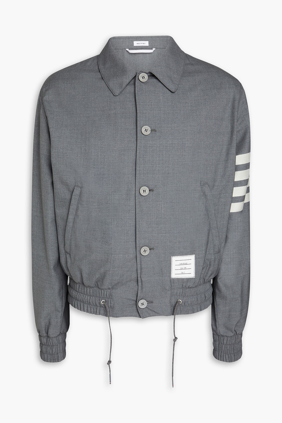 Thom Browne - Striped wool jacket - Gray - 1