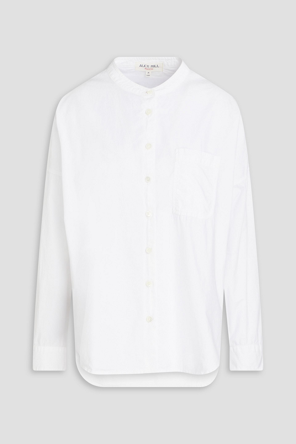 Alex Mill Jo Cotton-poplin Shirt In White