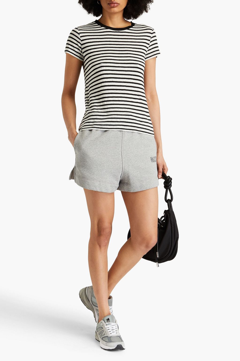 ALEX MILL Prospect striped linen-blend jersey T-shirt