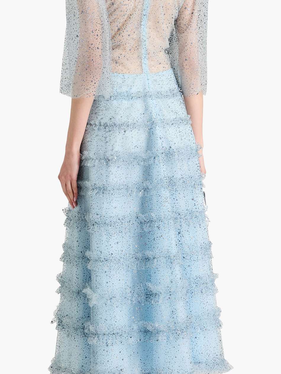 lucia glittered tulle gown