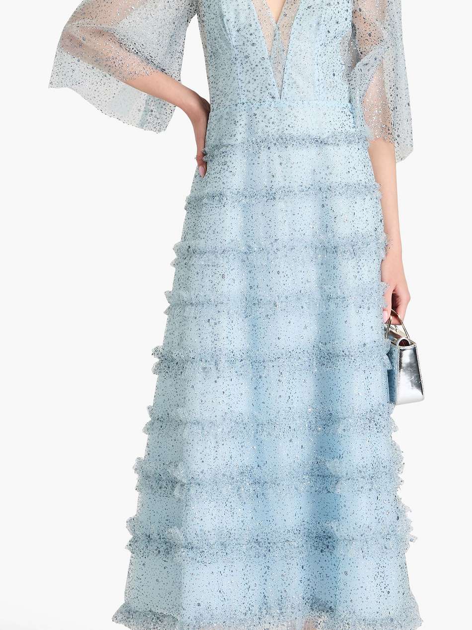 lucia glittered tulle gown