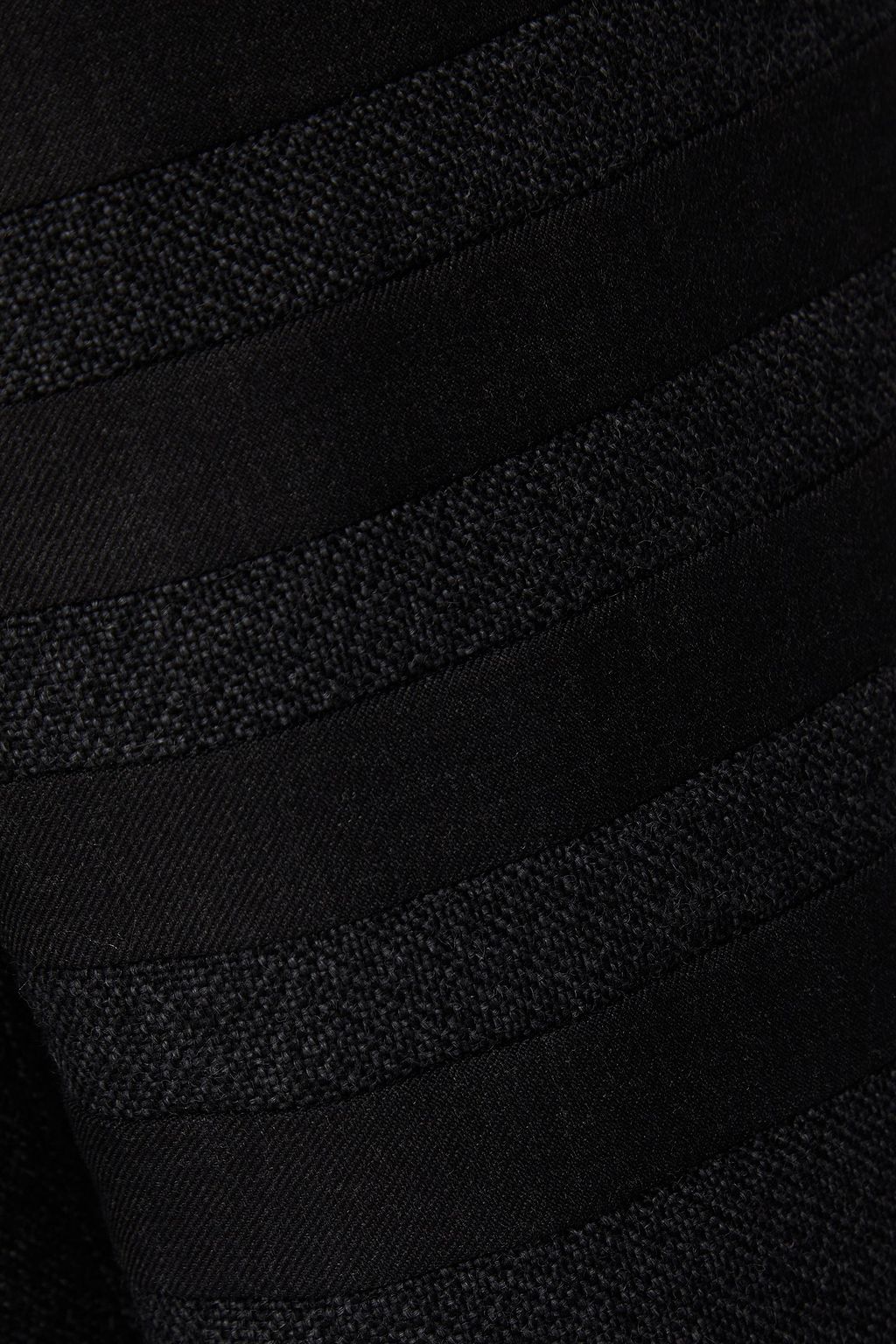 THOM BROWNE Twill-trimmed wool-tweed suit jacket
