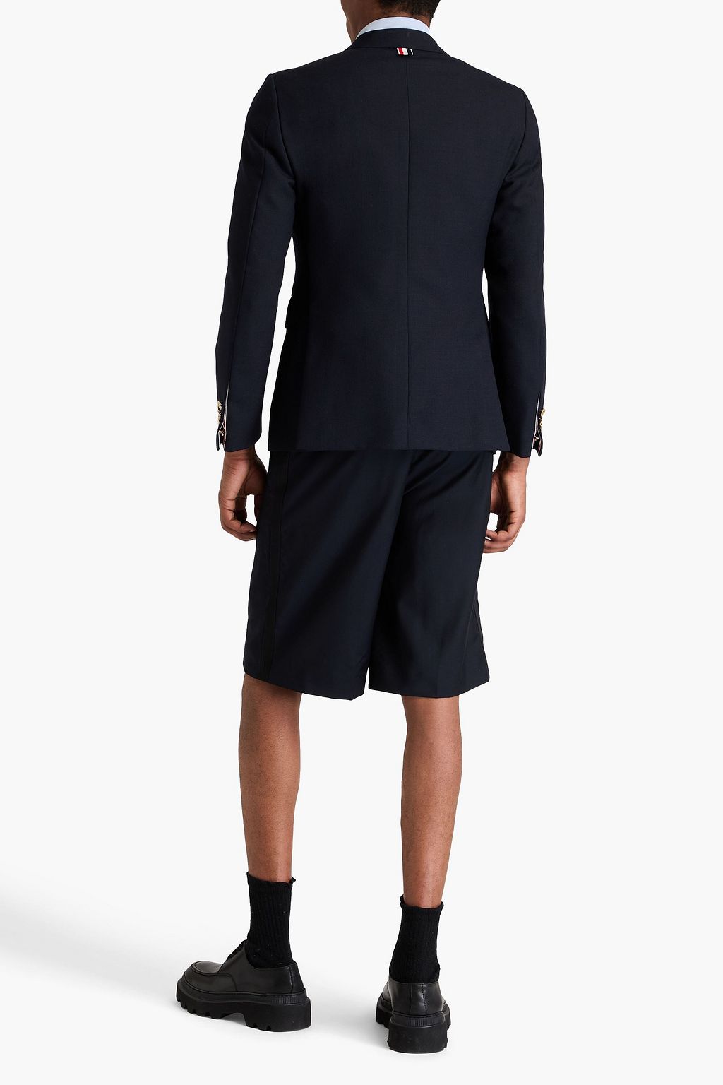 THOM BROWNE Blazer aus Grain de Poudre aus Wolle