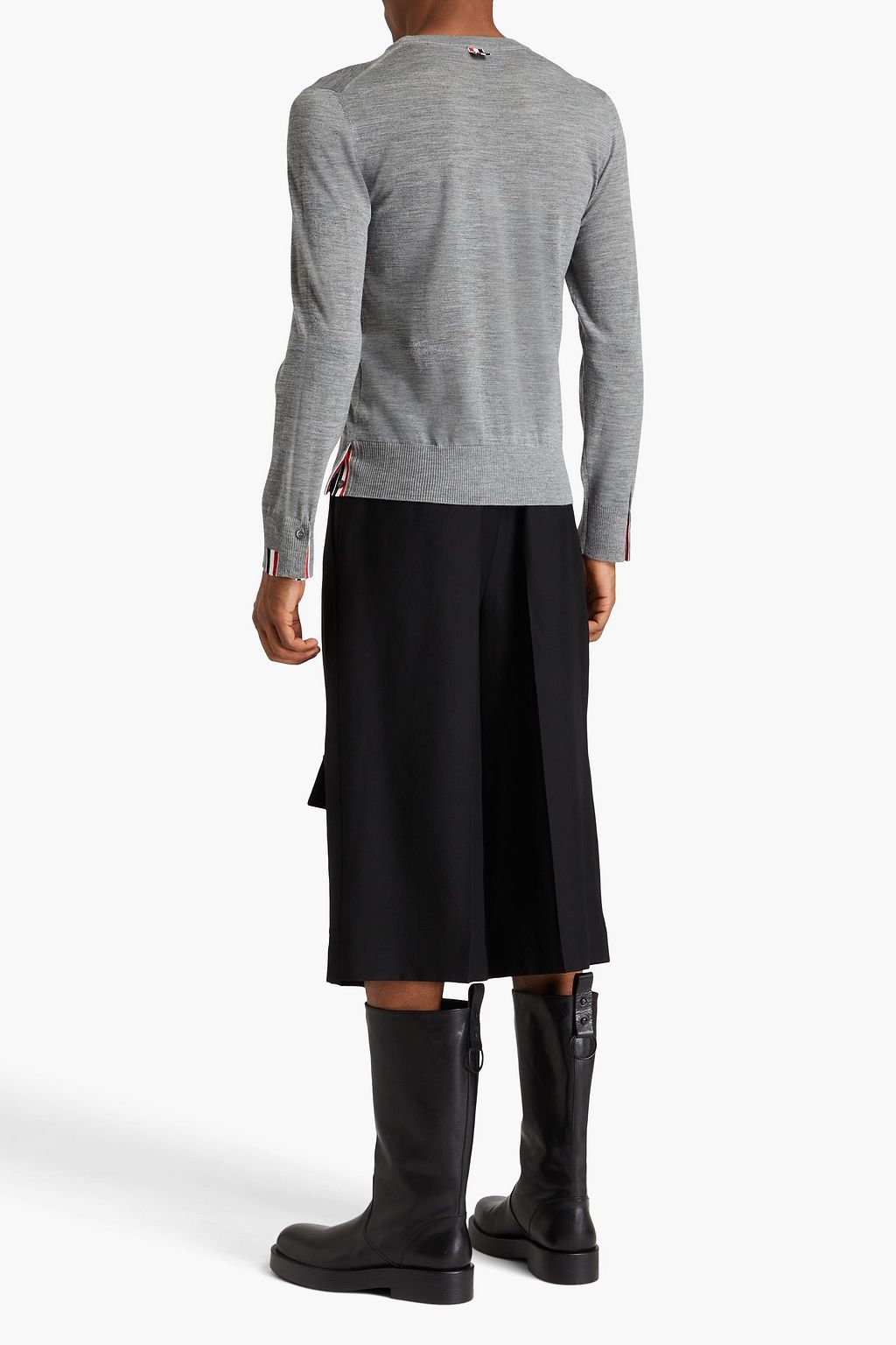 THOM BROWNE كنزة رياضية من مزيج الصوف