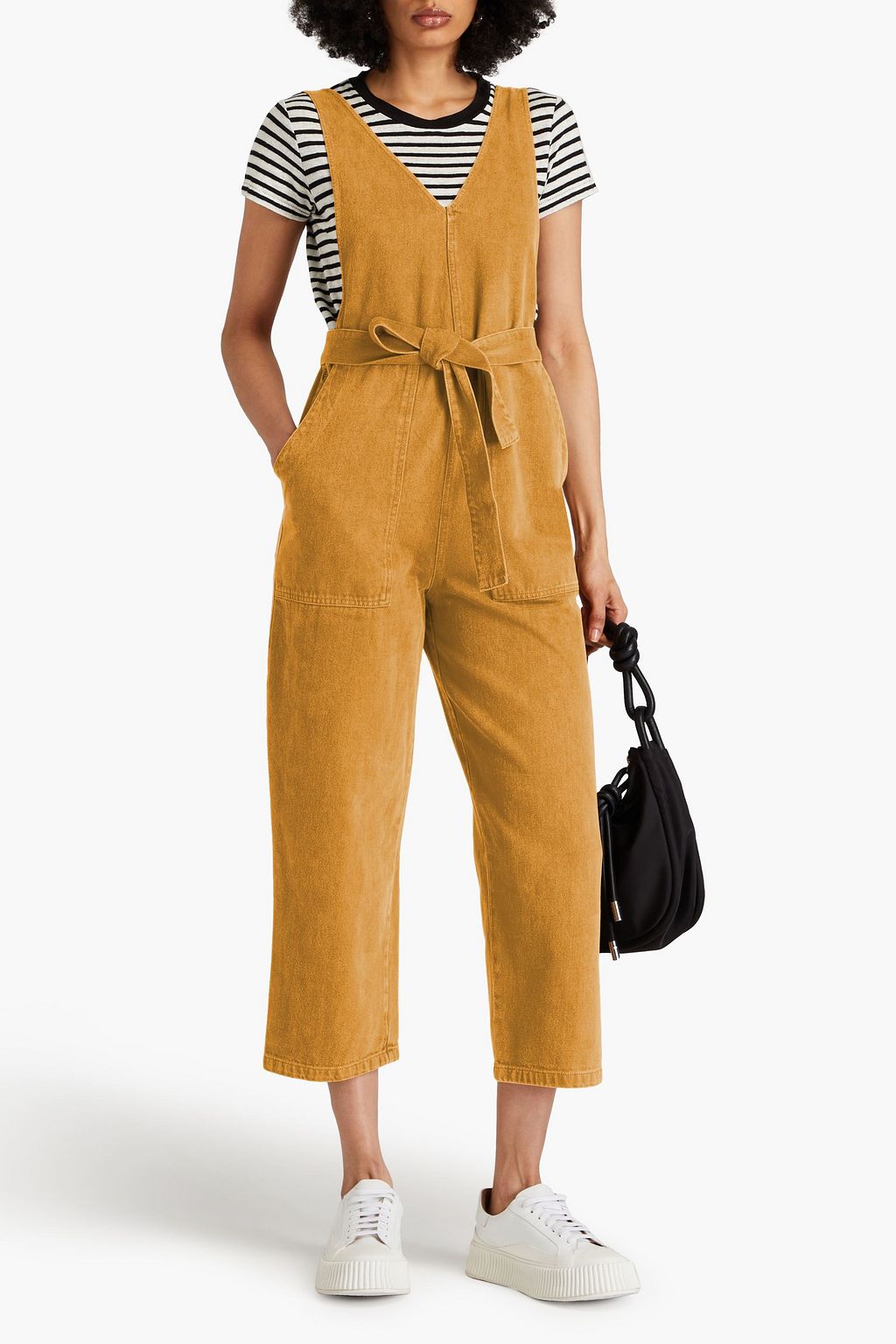 ALEX MILL Ollie cropped denim jumpsuit