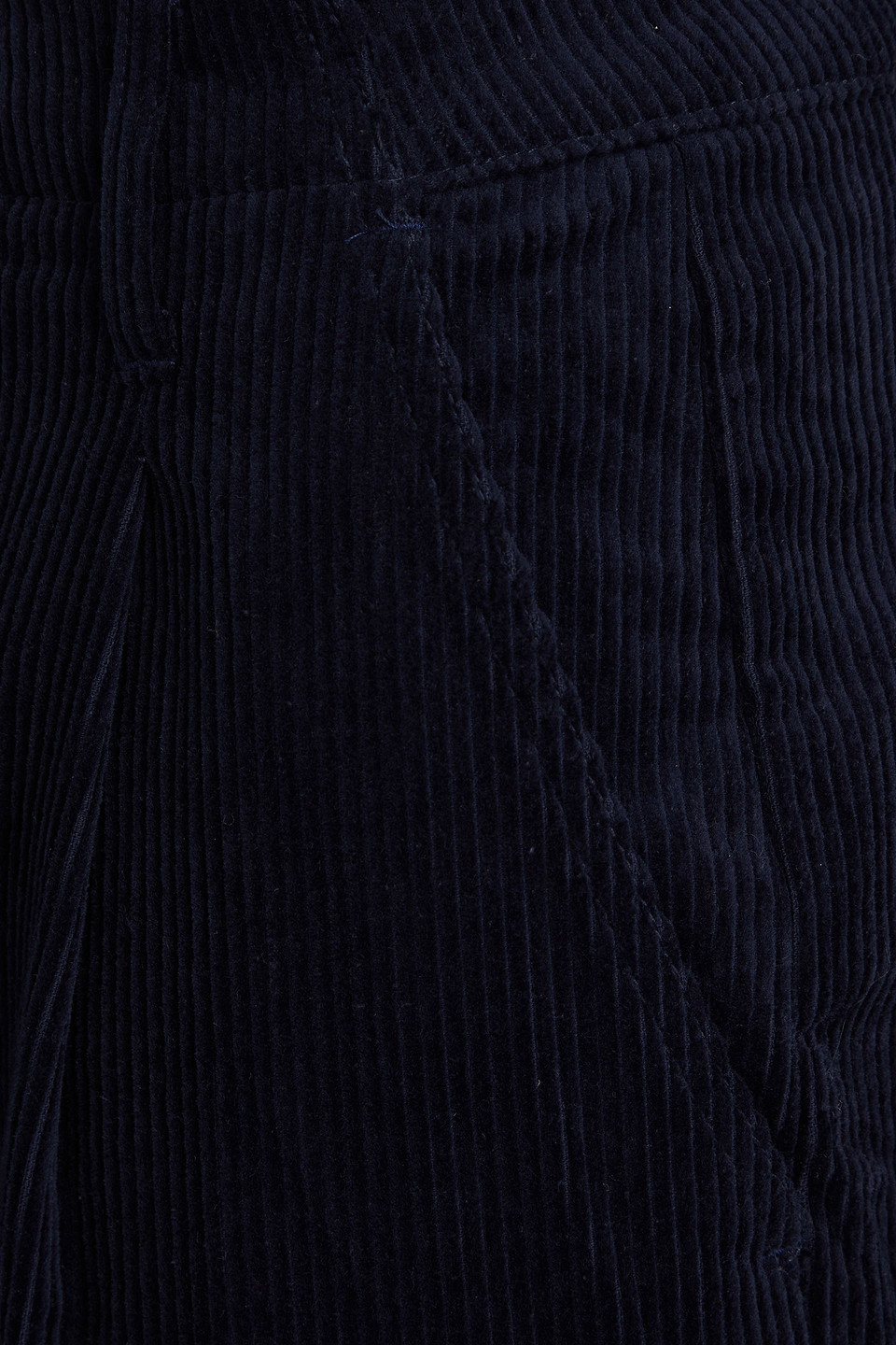 Shop Alex Mill Boy Cotton-corduroy Tapered Pants In Navy