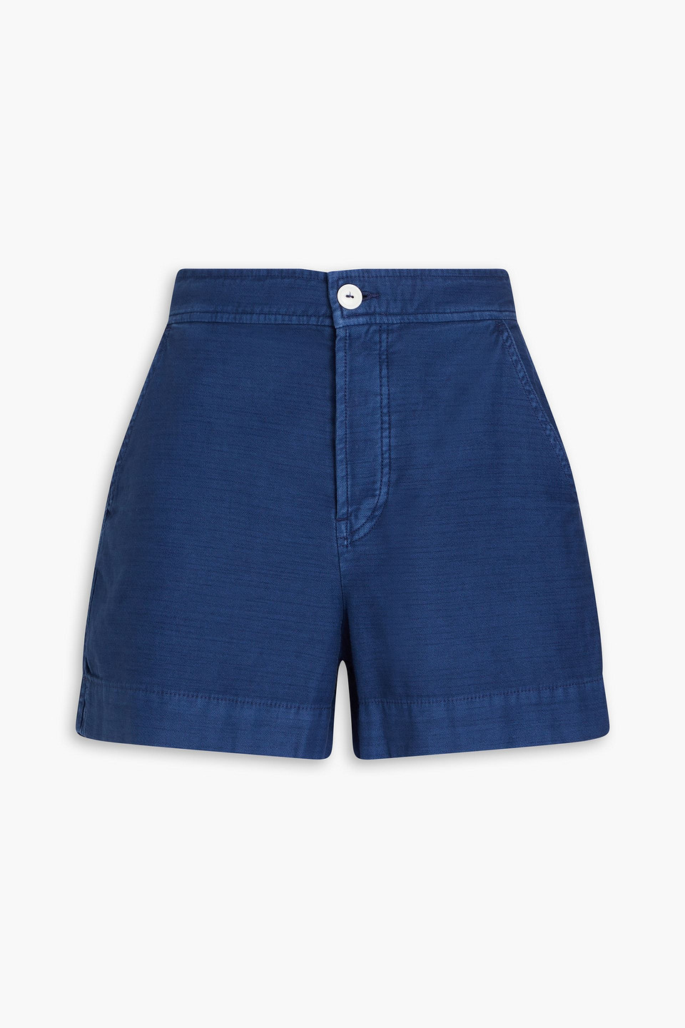 Alex Mill Alessandra Cotton Shorts In Blue