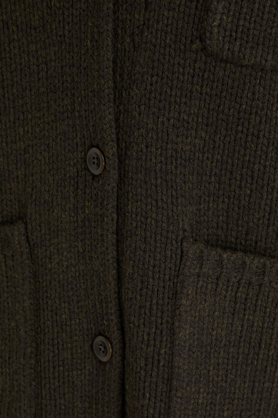 Alex Mill Sabine Merino Wool Cardigan In Dark Green
