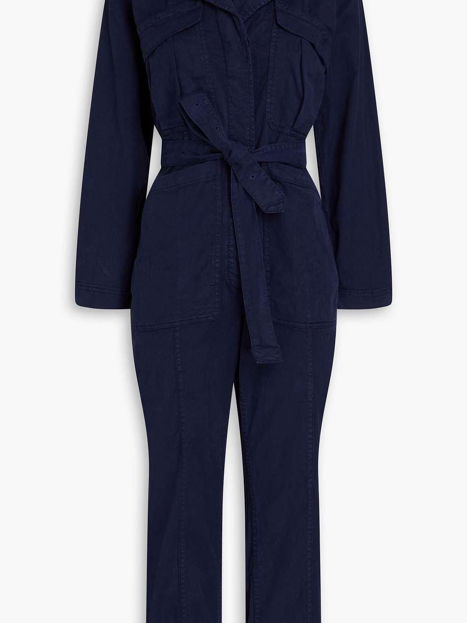 expedition cropped tencel™-blend twill jumpsuit