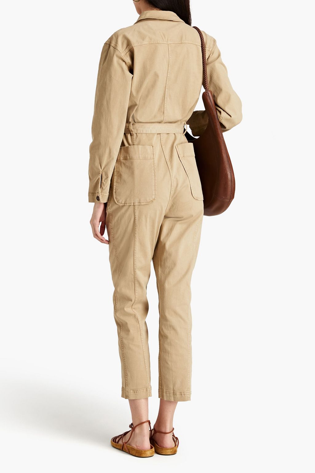 ALEX MILL Expedition Cropped Jumpsuit aus Twill aus einer TENCEL-Mischung™