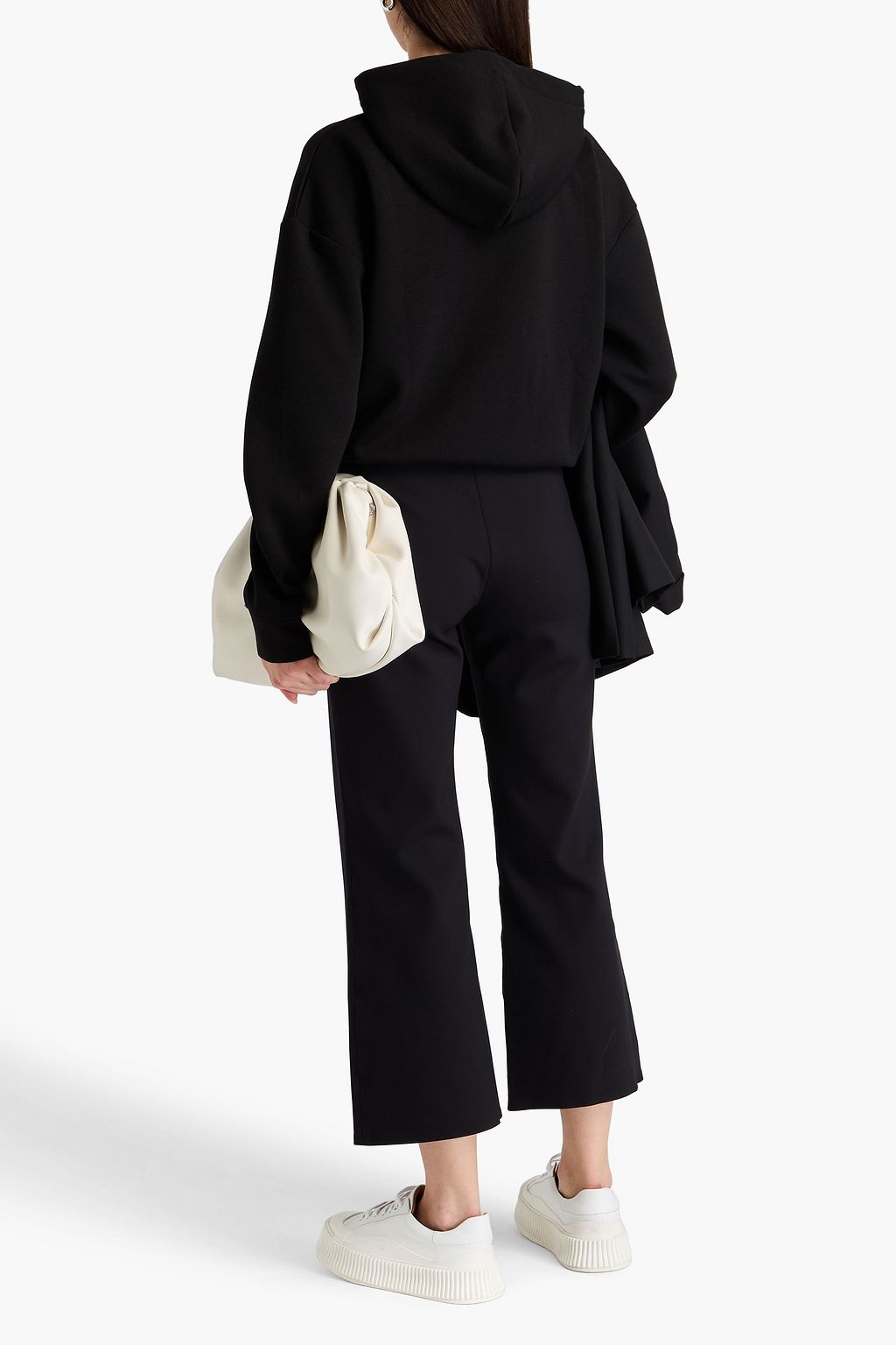 THEORY Stretch-jersey kick-flare pants