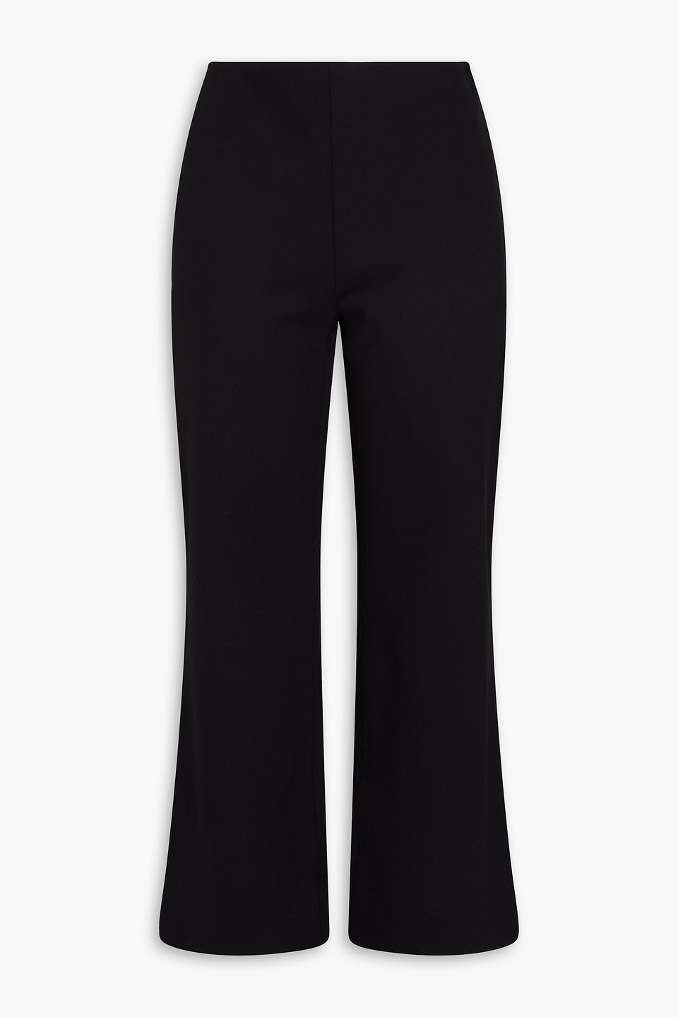 Theory Stretch-jersey Kick-flare Pants In Black