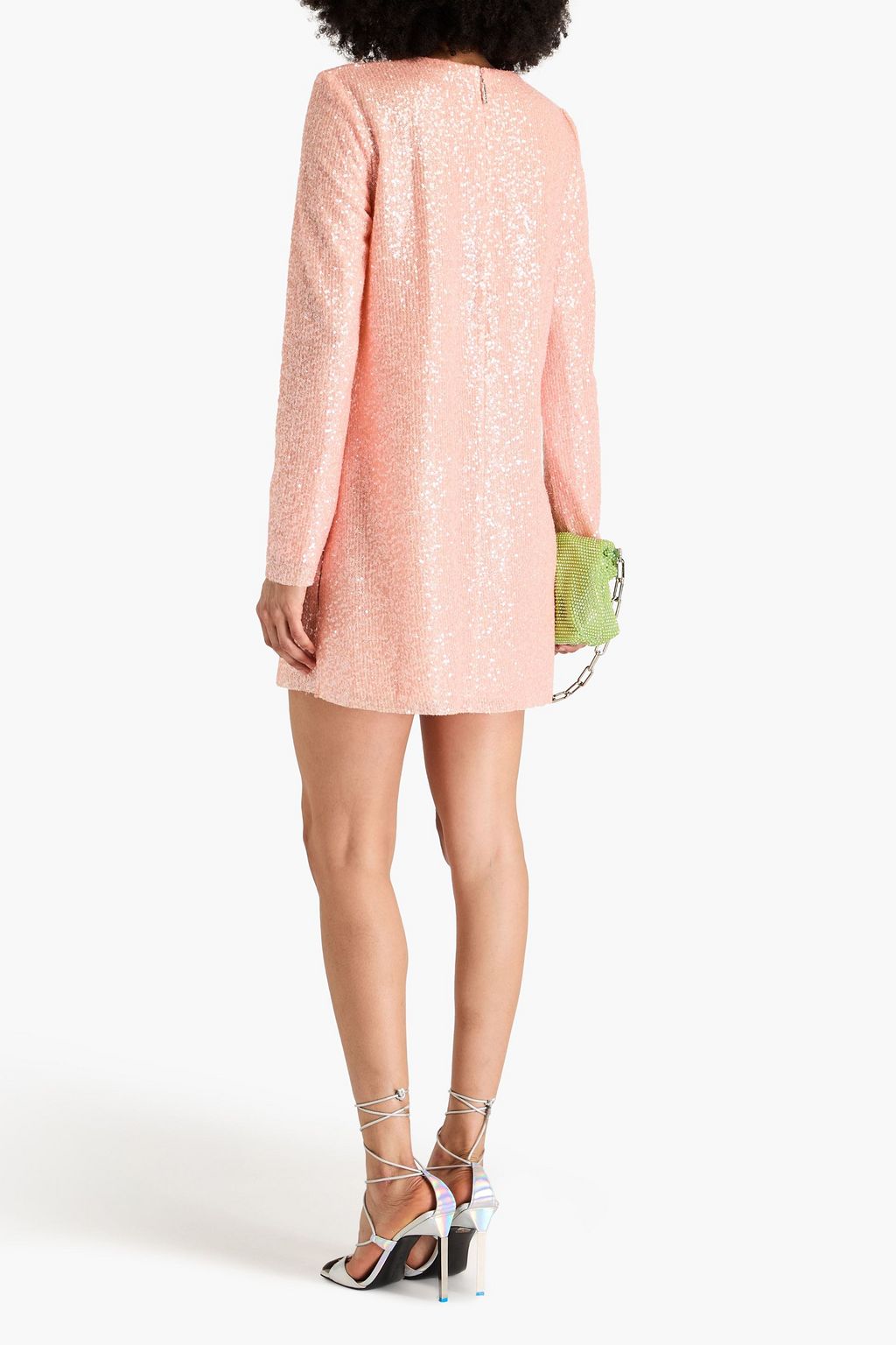 STINE GOYA Heidi sequined tulle mini dress