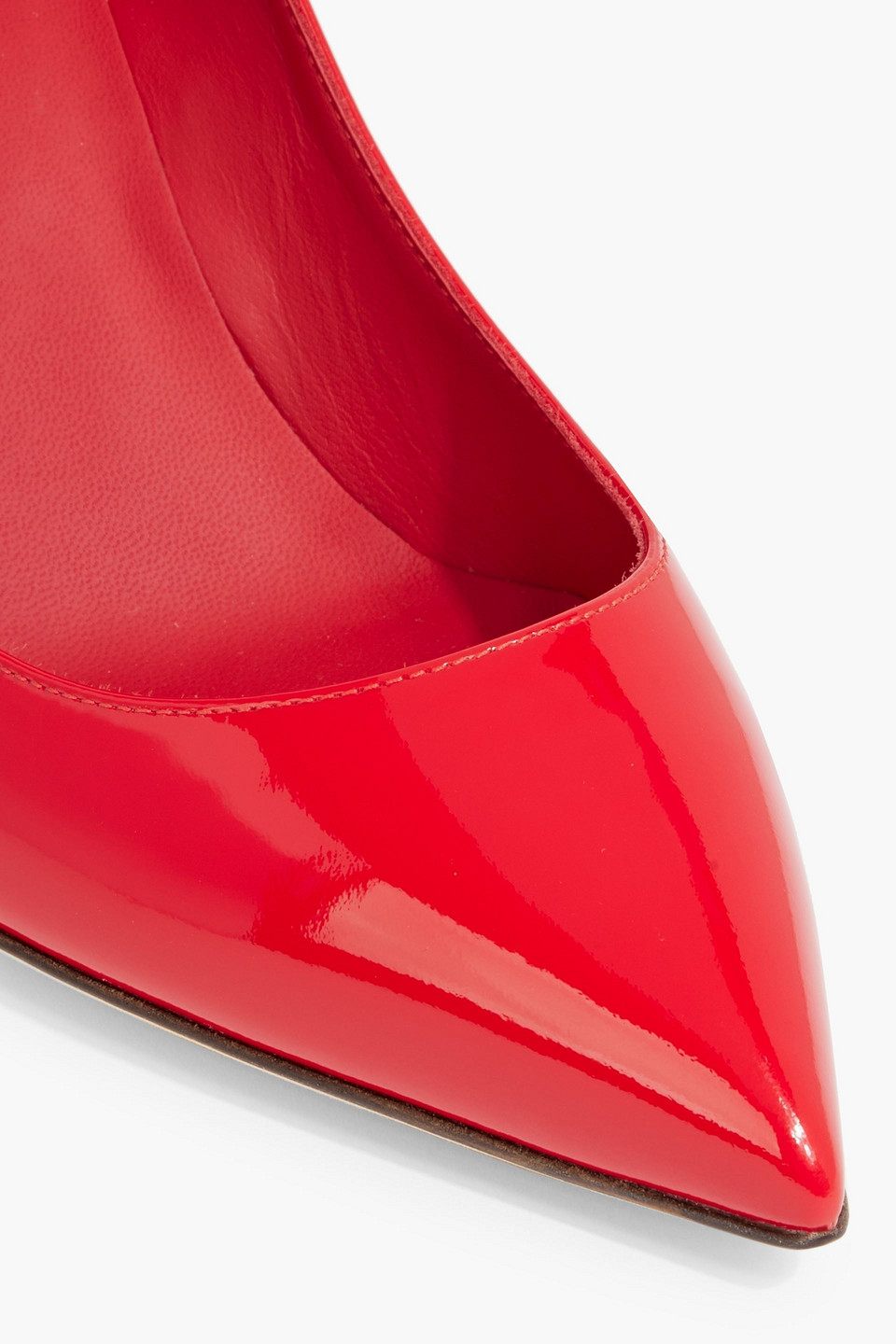 Shop Dolce & Gabbana Patent-leather Pumps In Red