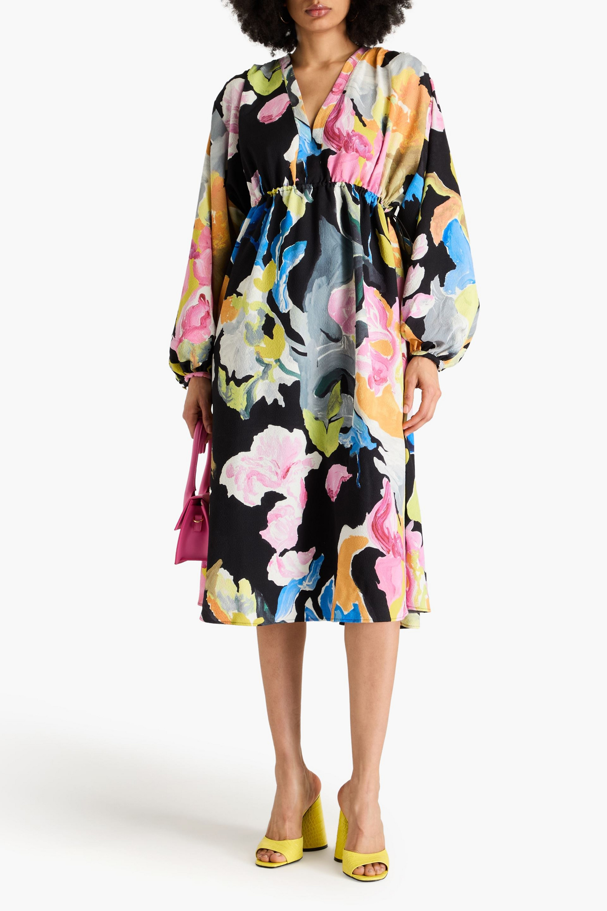 Stine Goya Veroma printed crepe midi dress