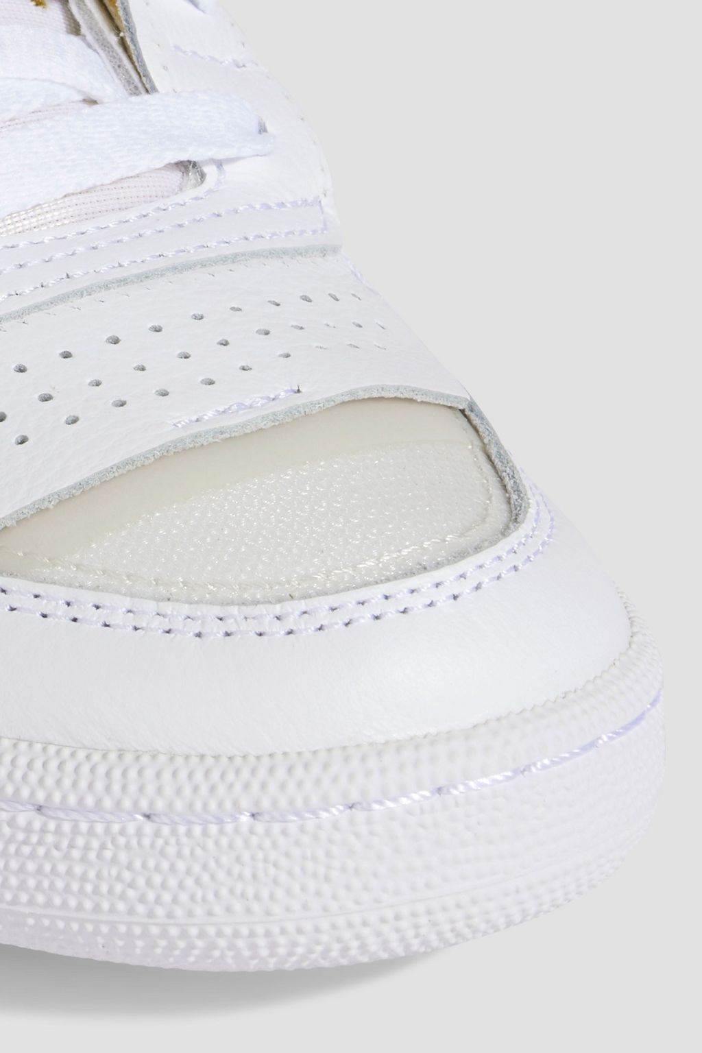 MAISON MARGIELA X REEBOK Club C mesh and leather sneakers