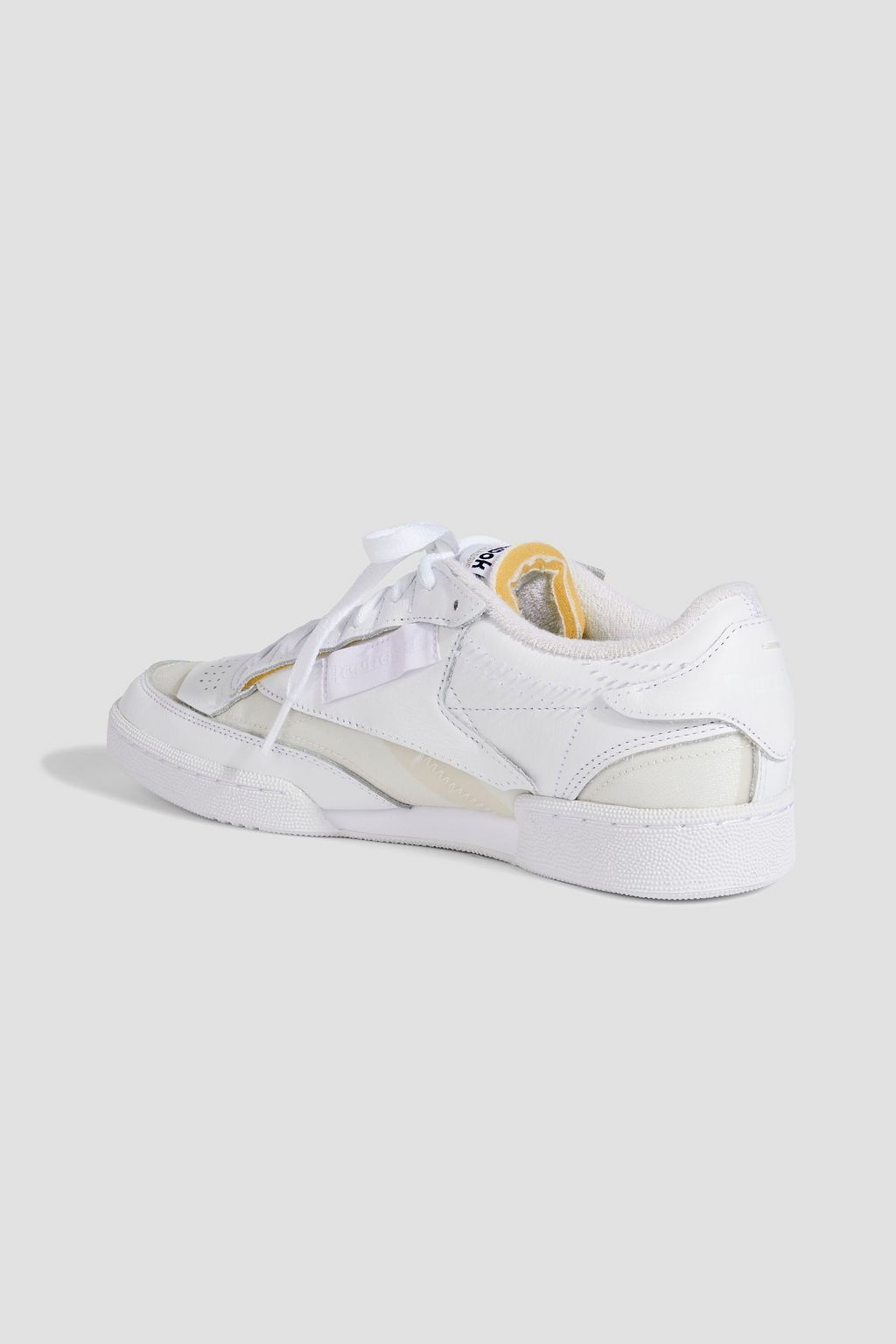 MAISON MARGIELA X REEBOK Club C mesh and leather sneakers