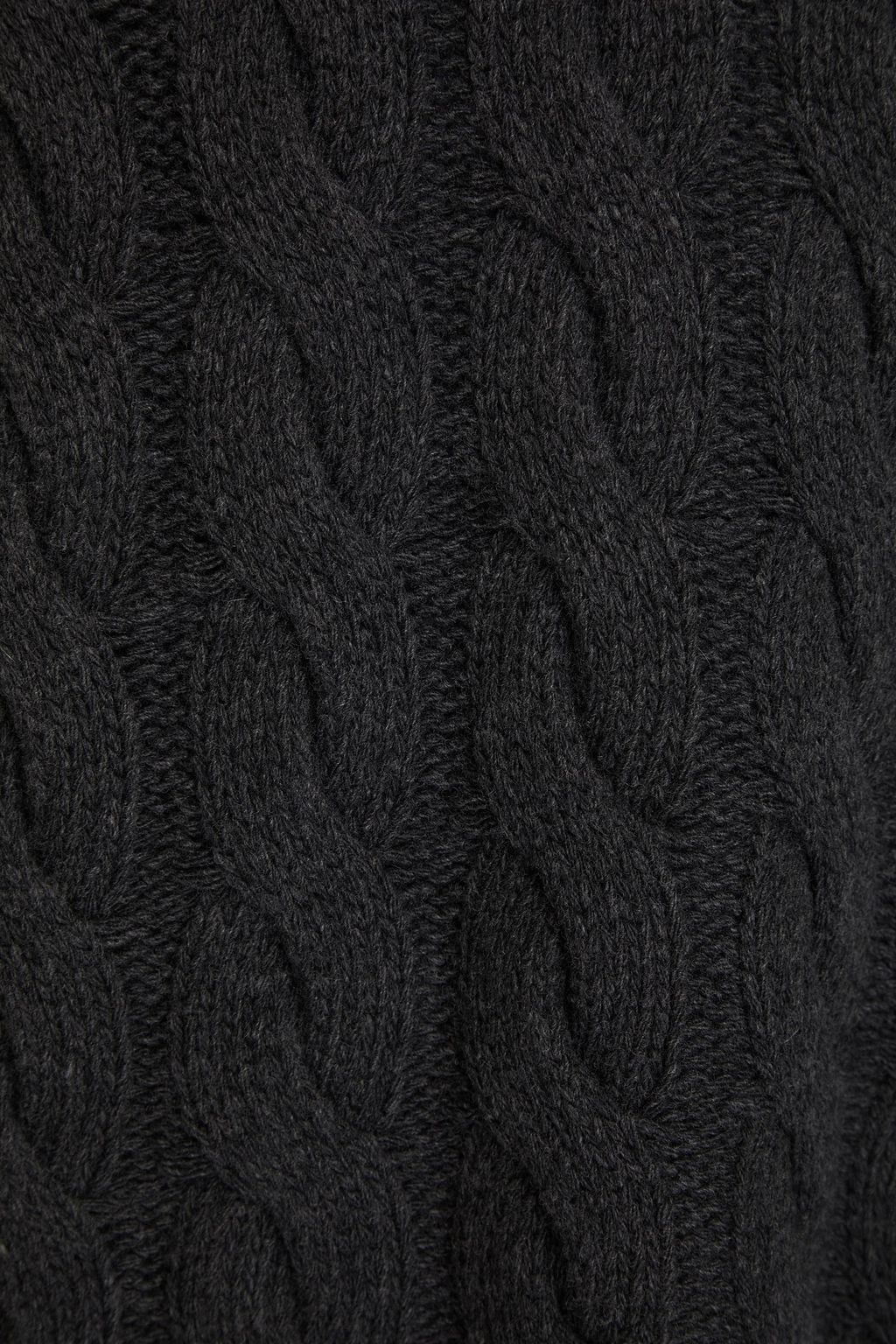 THEORY Pullover aus einer Woll-Kaschmirmischung mit Zopfstrickmuster
