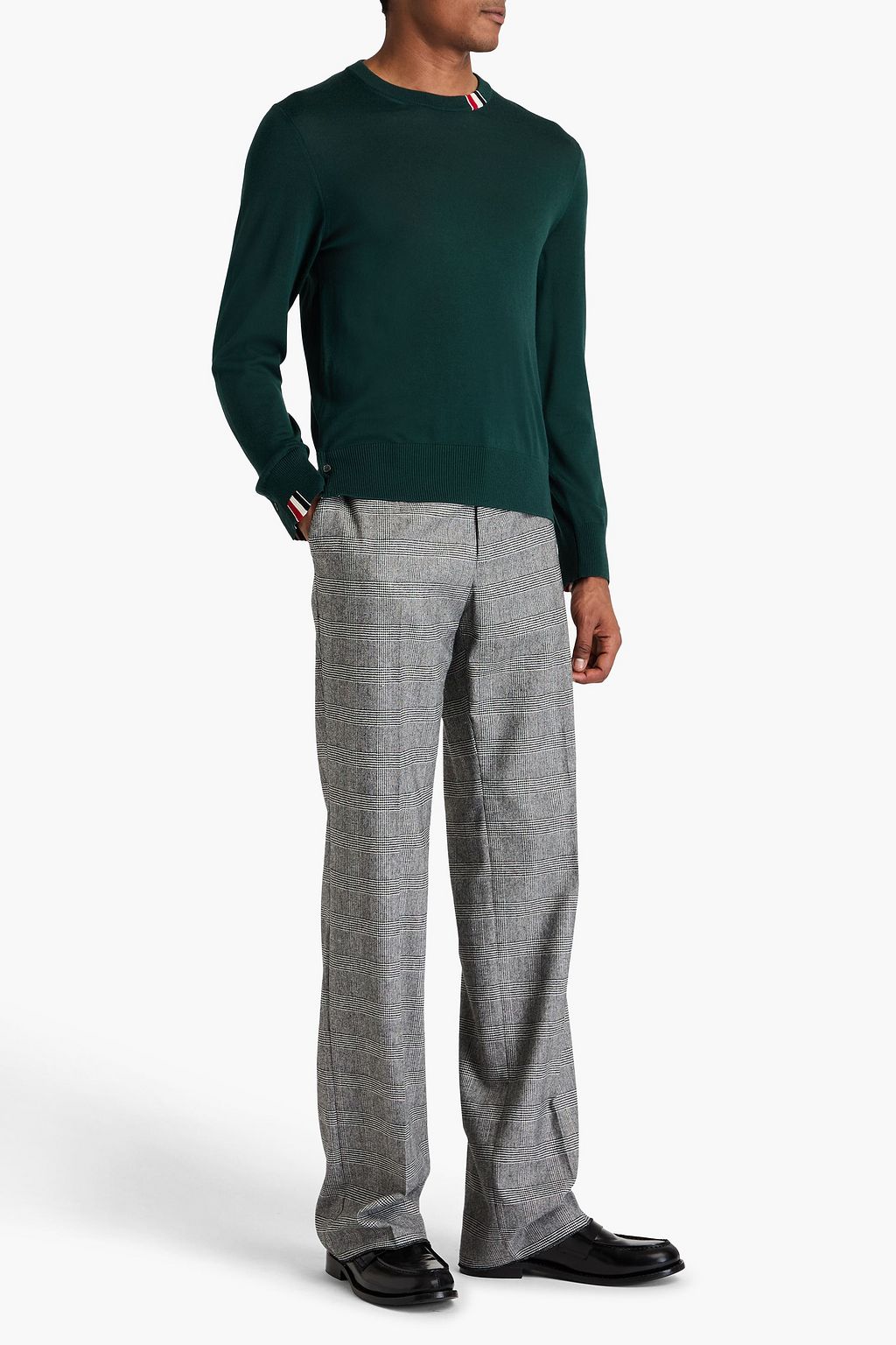 THOM BROWNE كنزة رياضية من مزيج الصوف