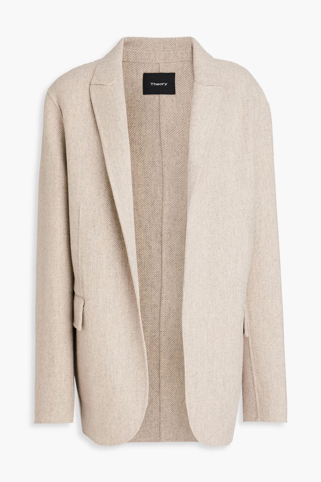 THEORY Wool and cashmere blend twill blazer THE OUTNET