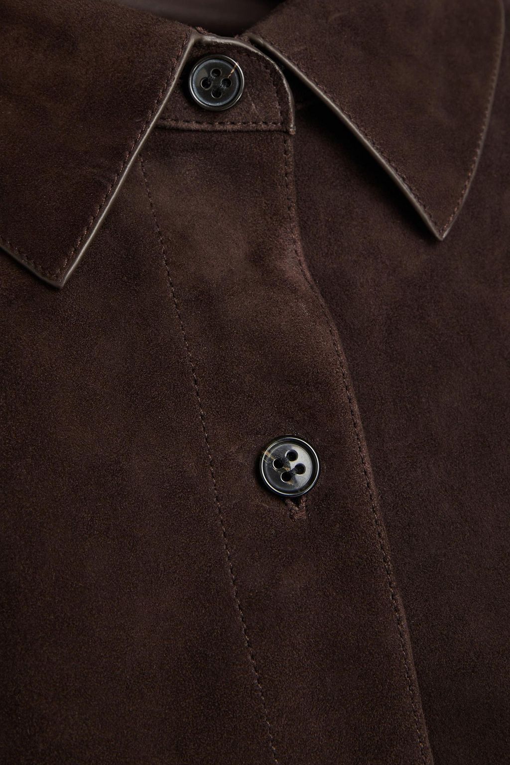THEORY Suede shirt