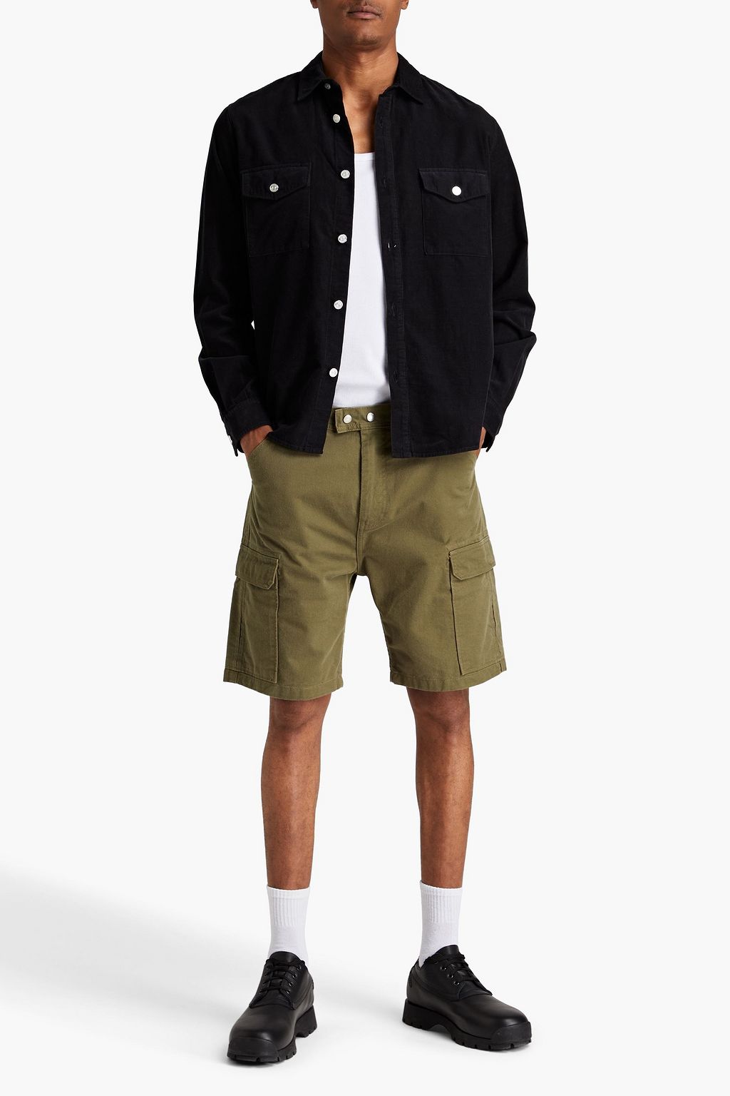 FRAME Cotton-corduroy shirt