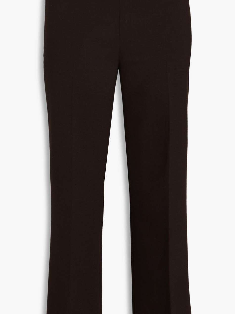 crepe kick-flare pants