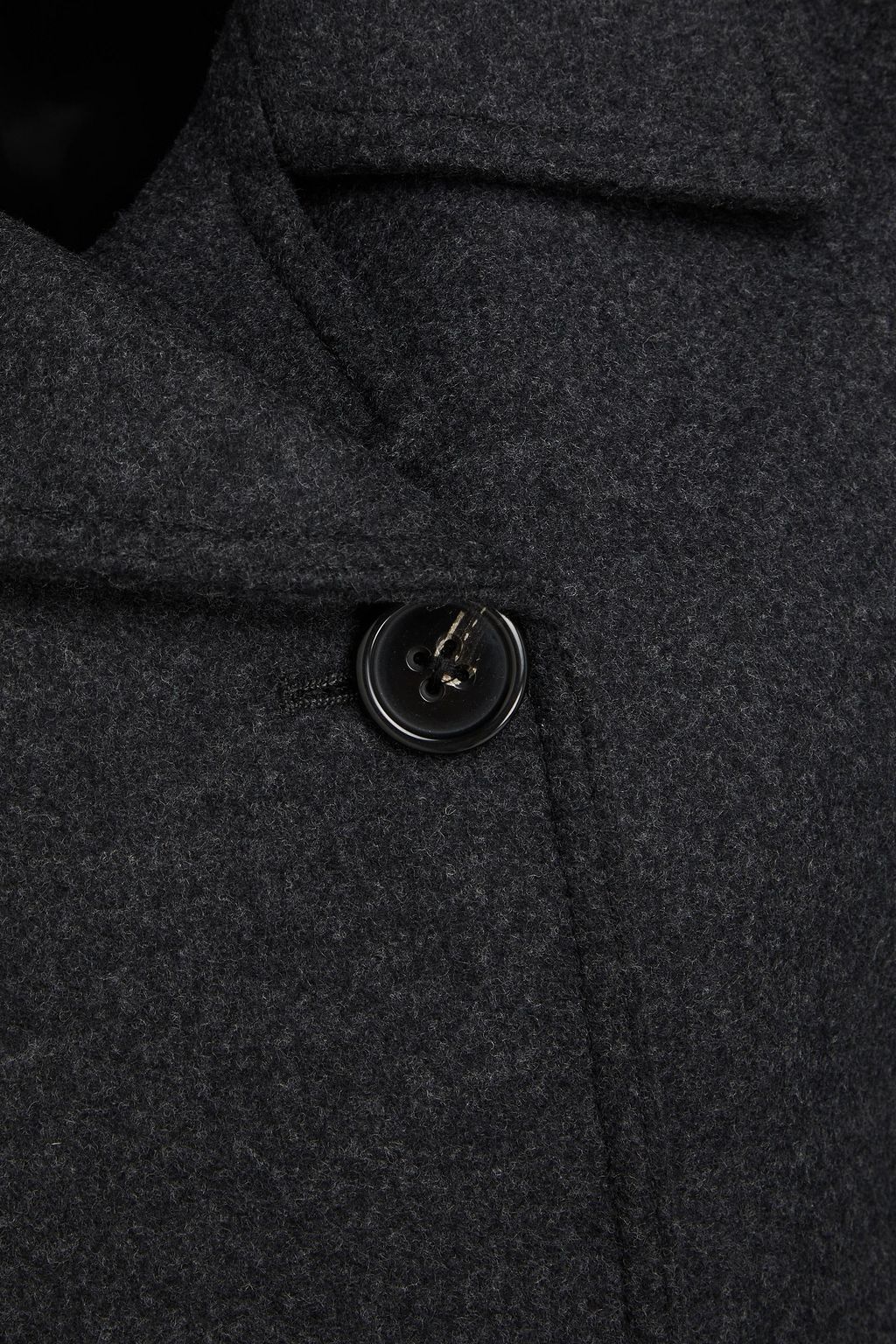 THEORY Double-breasted wool-blend felt coat