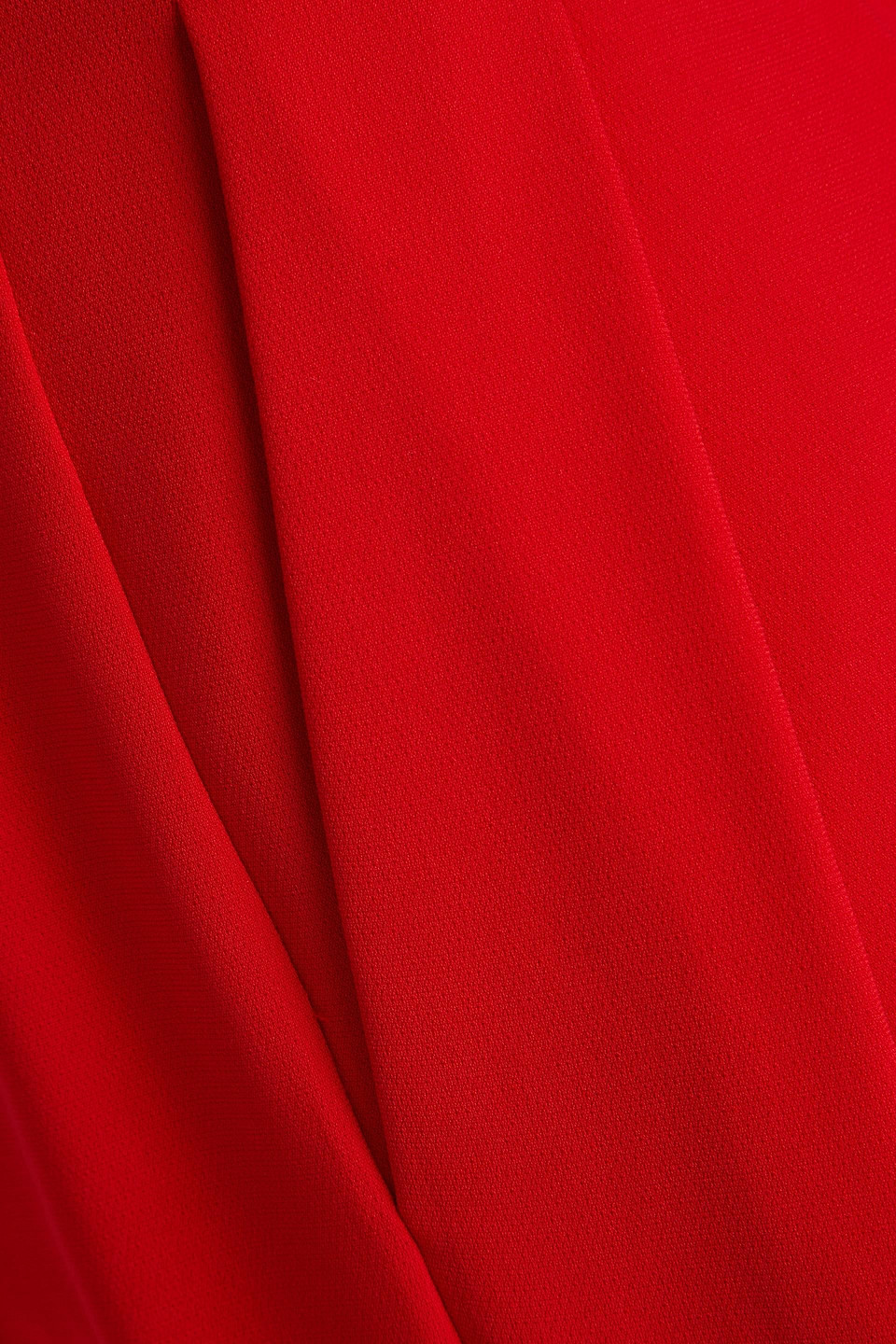 Shop Theory Pleated Crepe Wide-leg Pants In Red